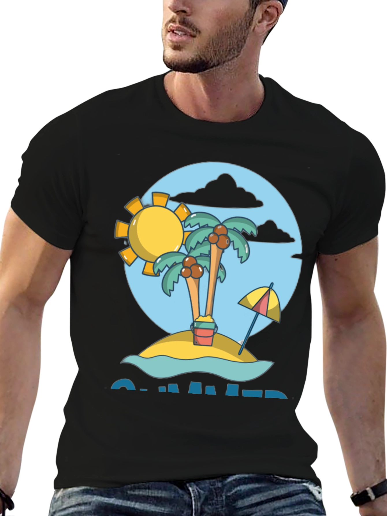 Summer Island Graphic T-Shirt
