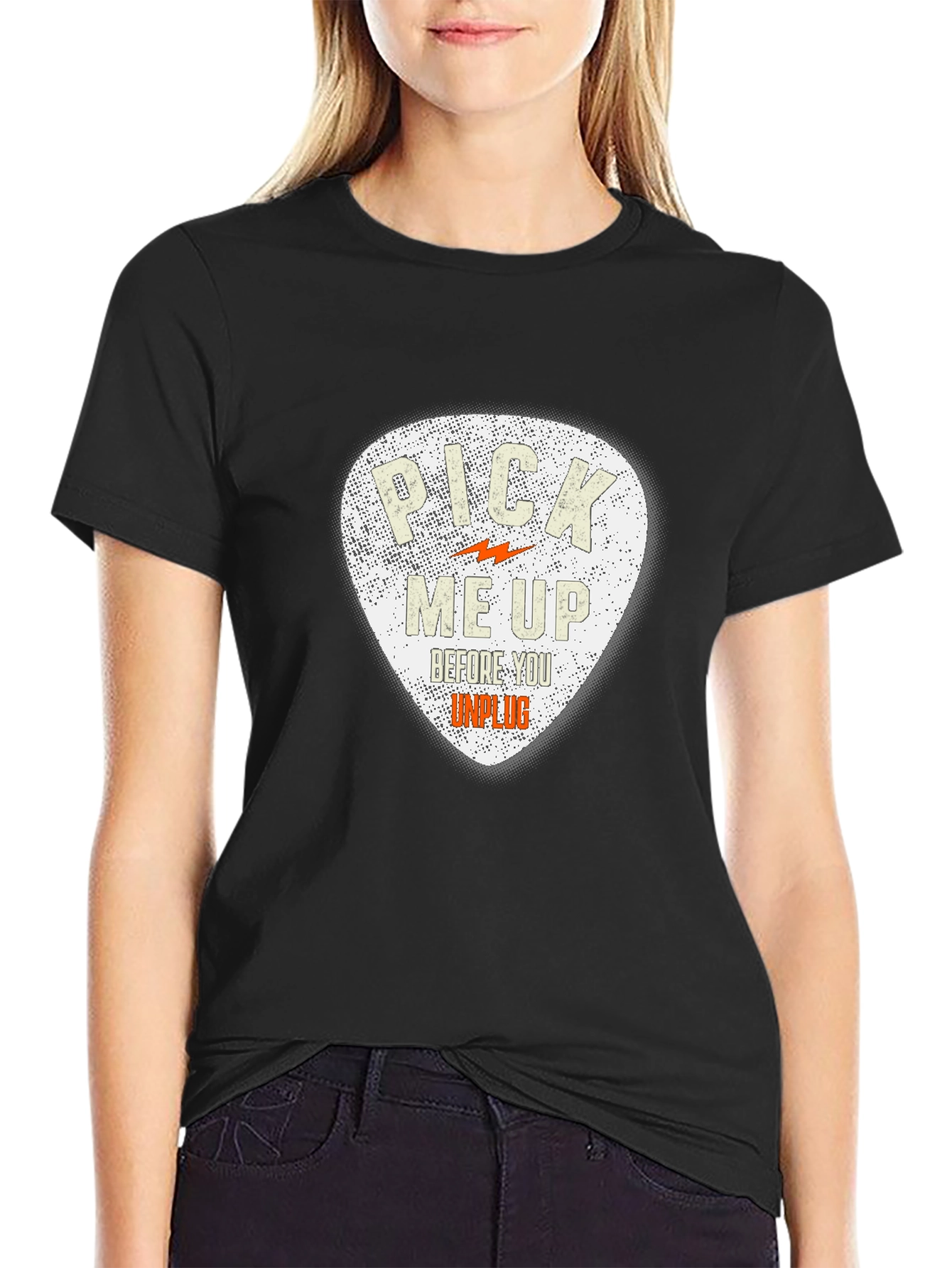 Pick Me Up Guitar Pick Graphic Tee