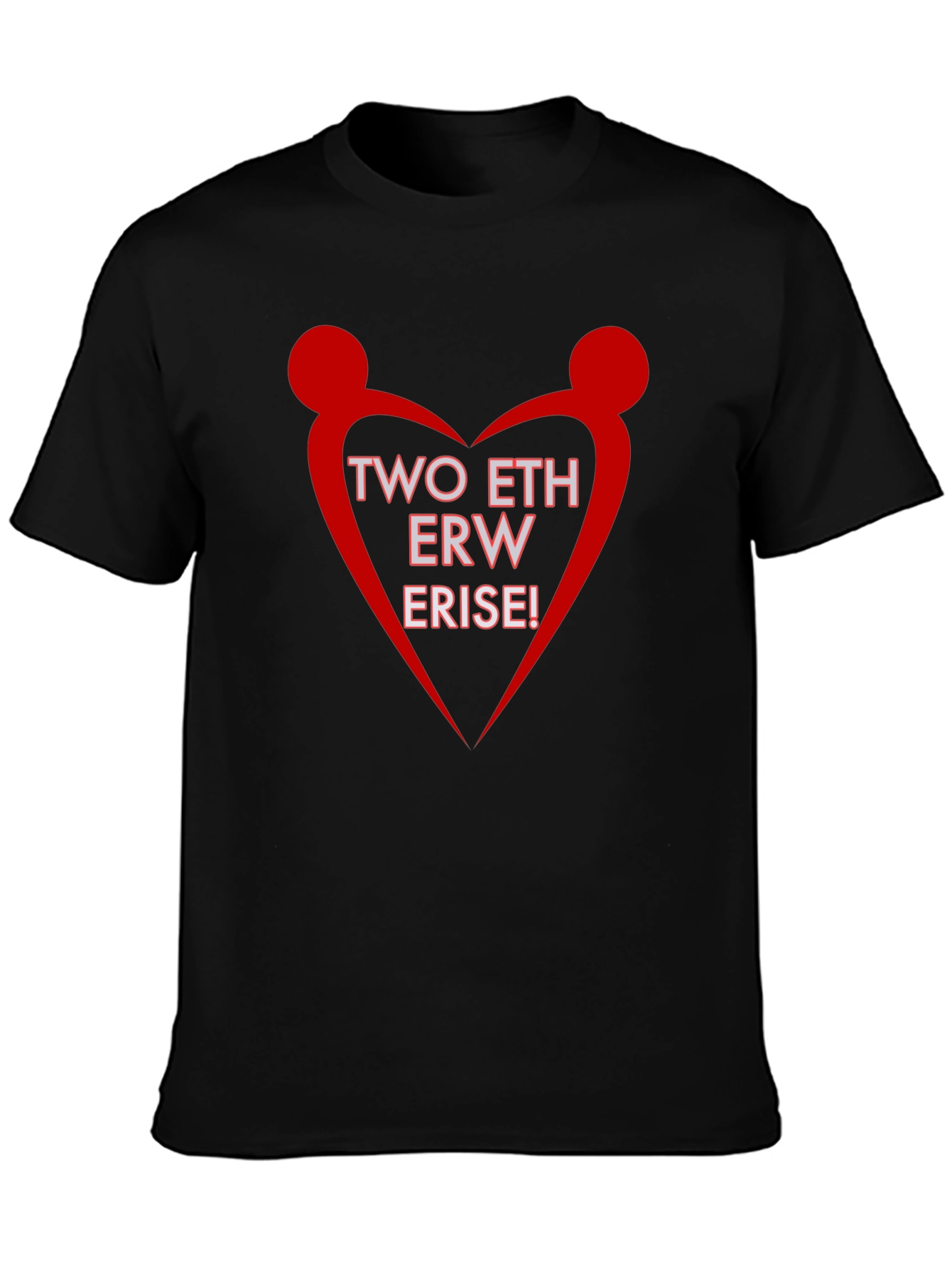 Two ETH ERW ERISE Black Graphic Tee
