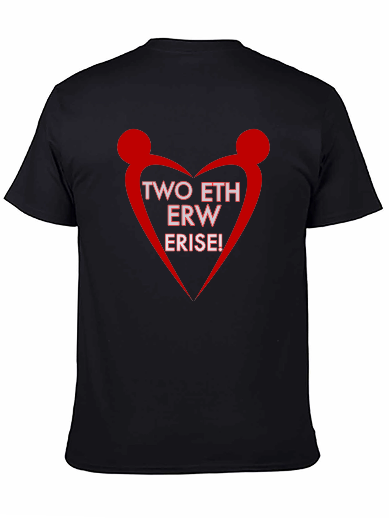 Two ETH ERW ERISE Black Graphic Tee
