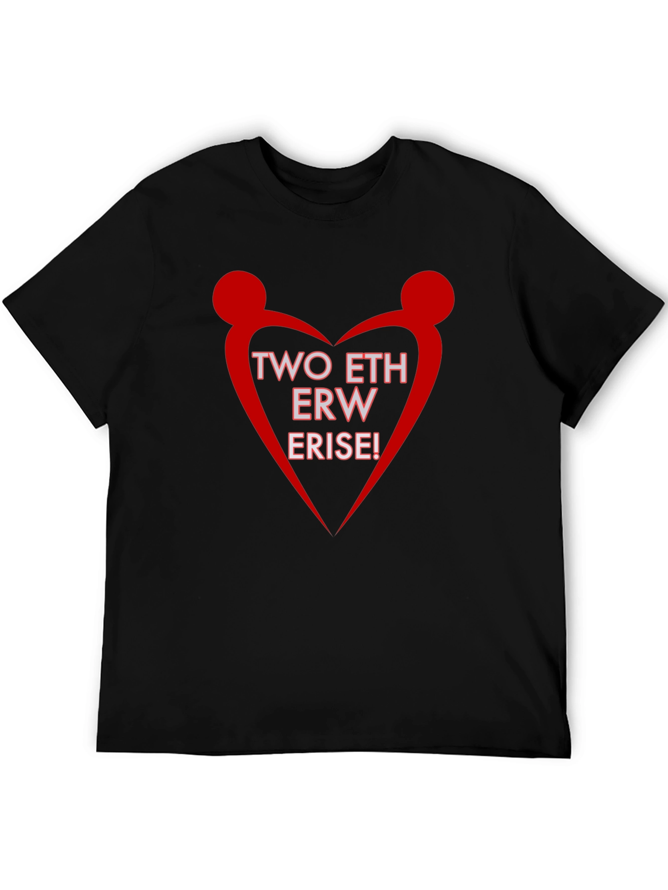 Two ETH ERW ERISE Black Graphic Tee