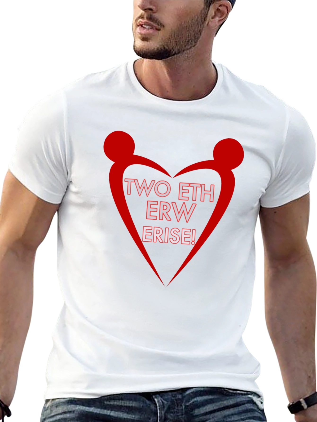 Two ETH ERW ERISE Black Graphic Tee