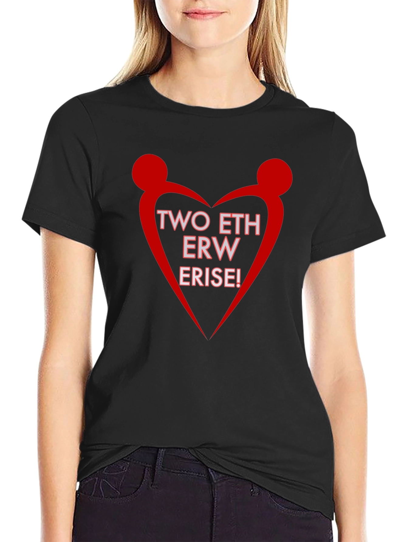 Two ETH ERW ERISE Black Graphic Tee