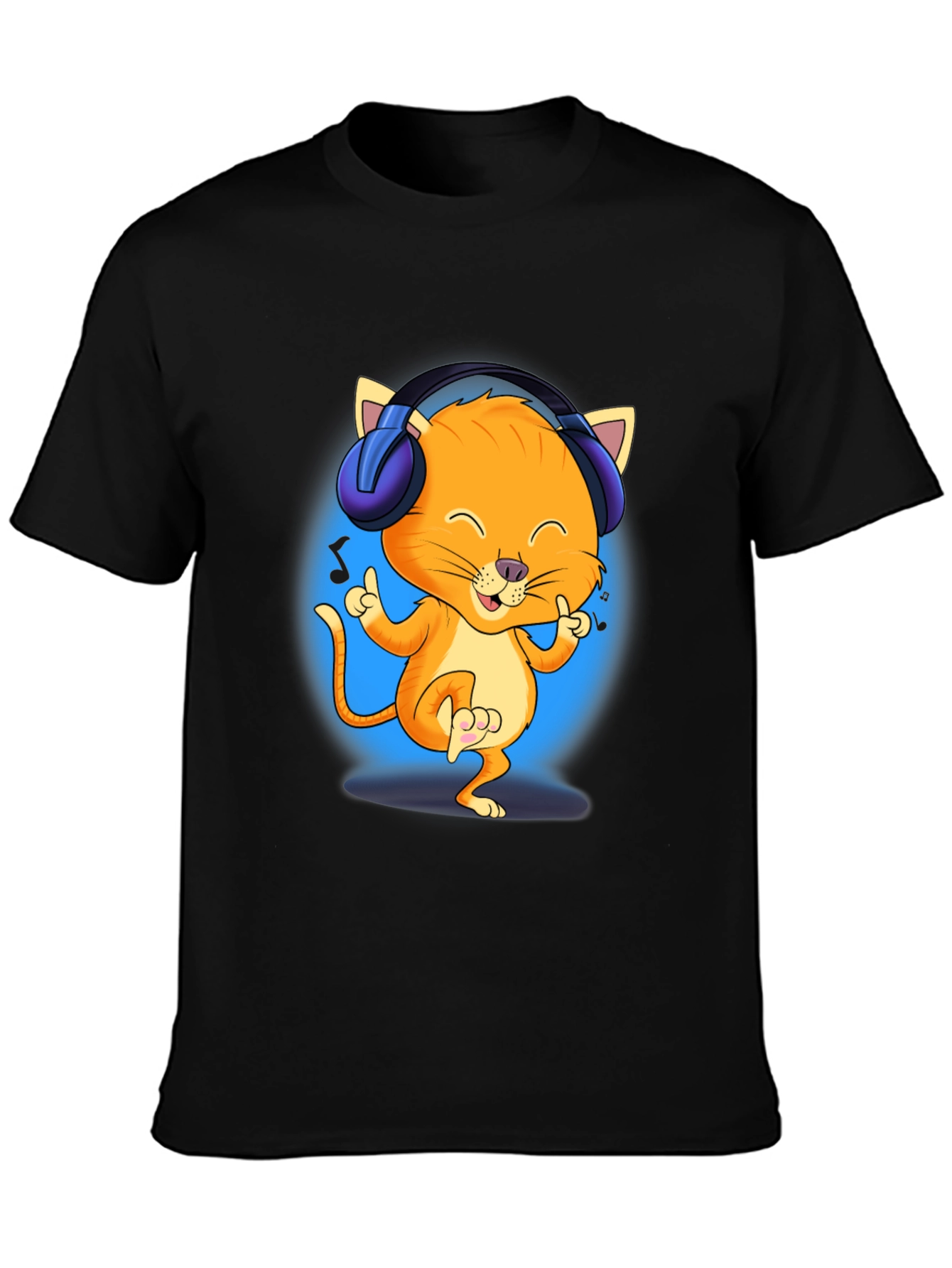 Cool Cat DJ T-Shirt - Music Lover Apparel