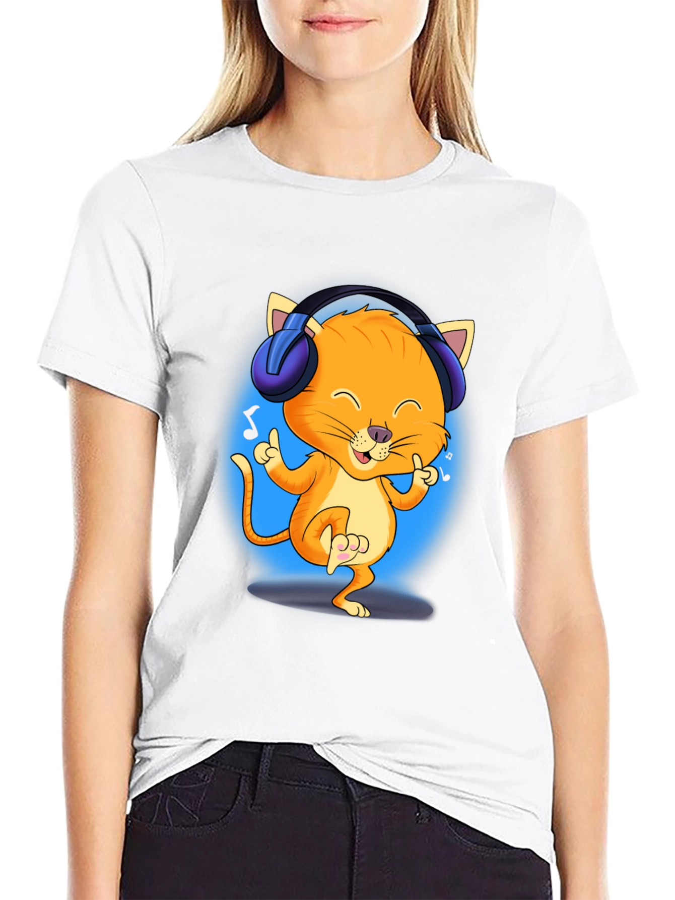 Cool Cat DJ T-Shirt - Music Lover Apparel