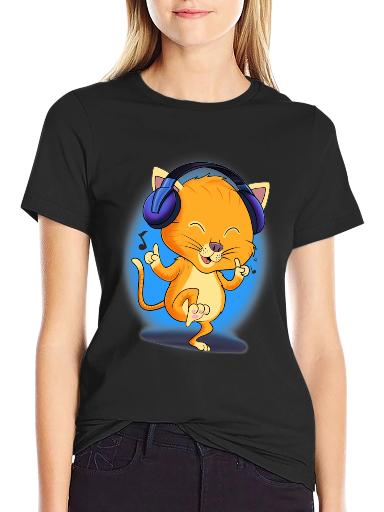 Cool Cat DJ T-Shirt - Music Lover Apparel