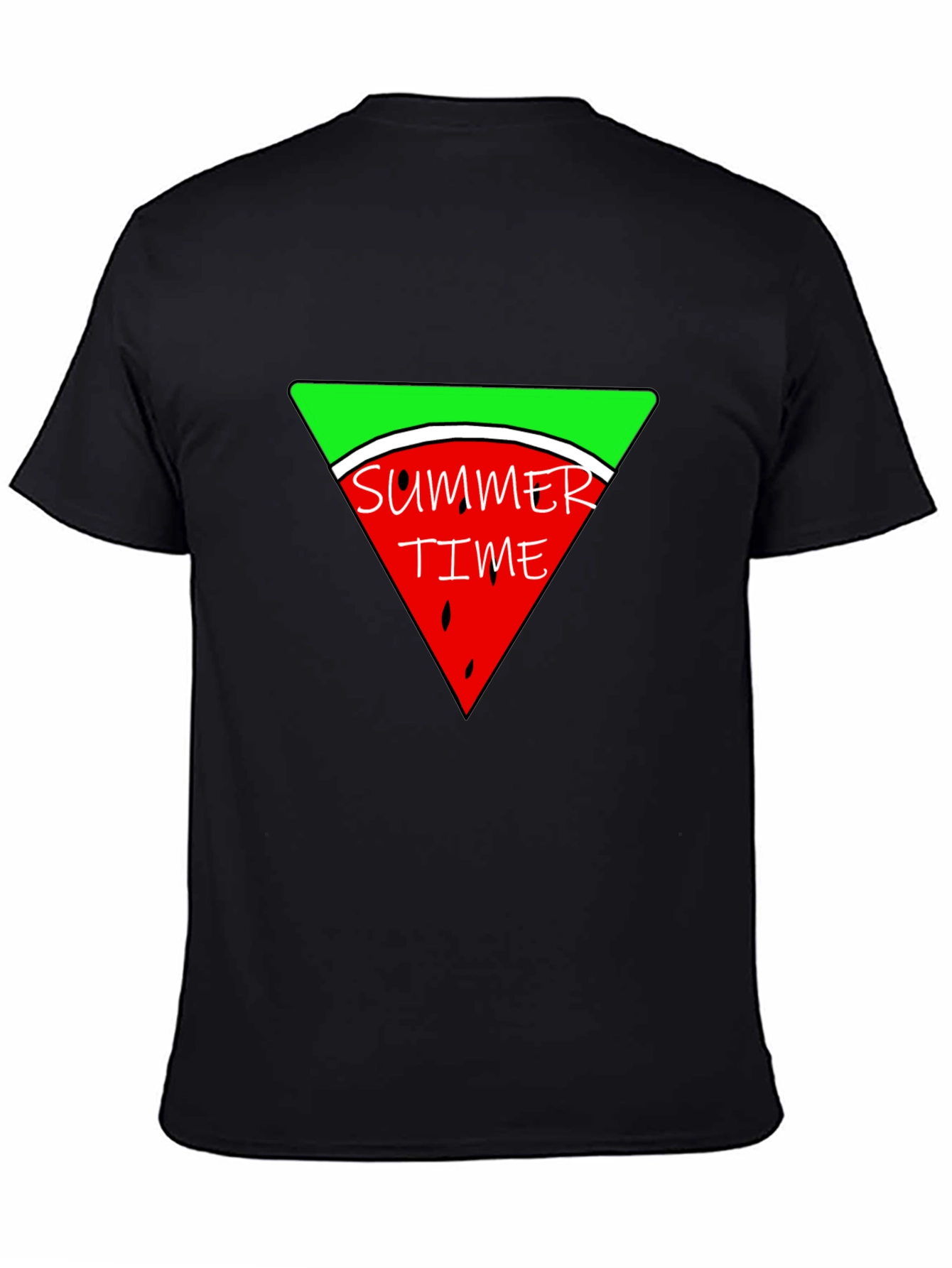 Summer Time Watermelon Slice Graphic Tee