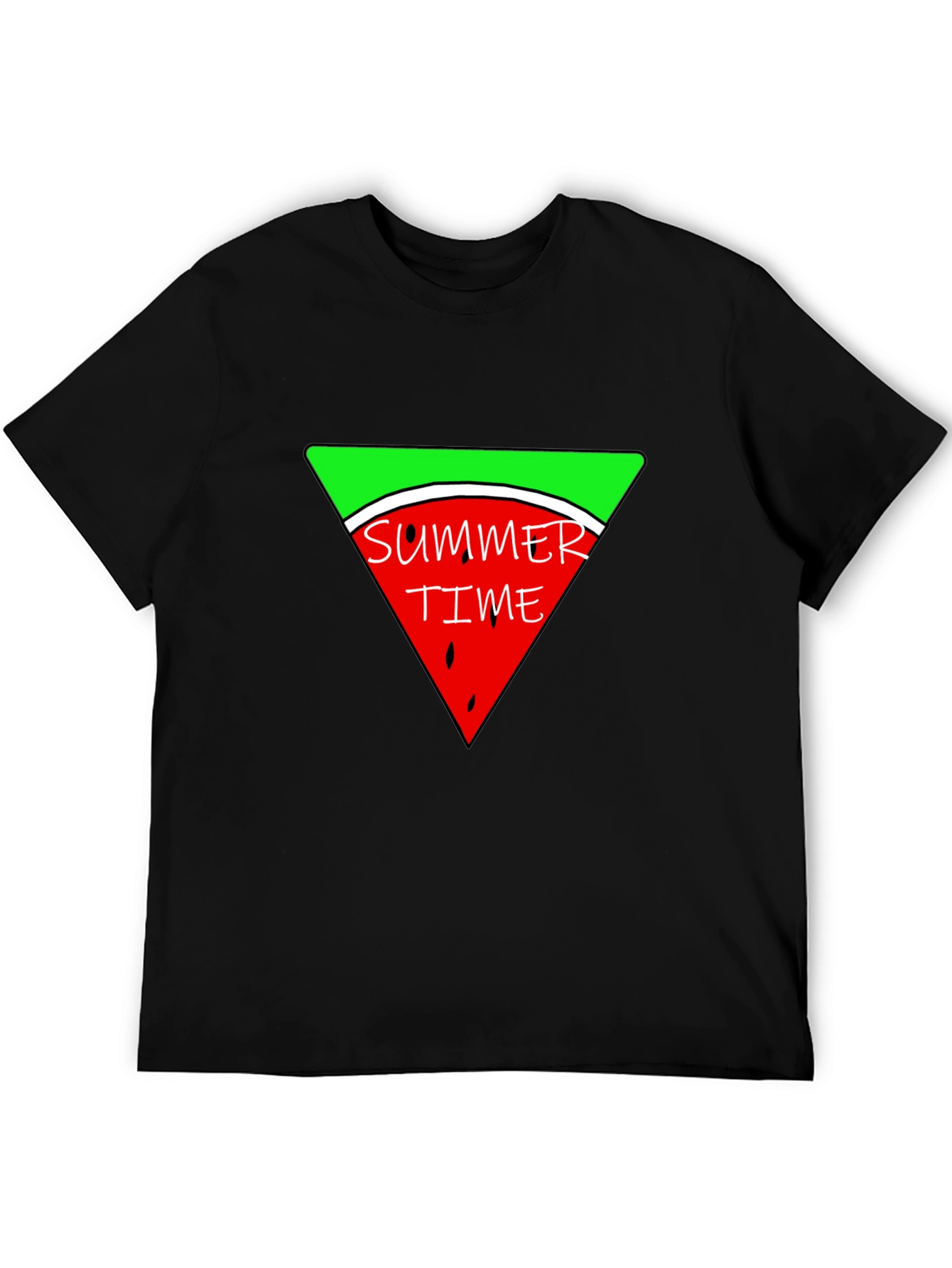 Summer Time Watermelon Slice Graphic Tee