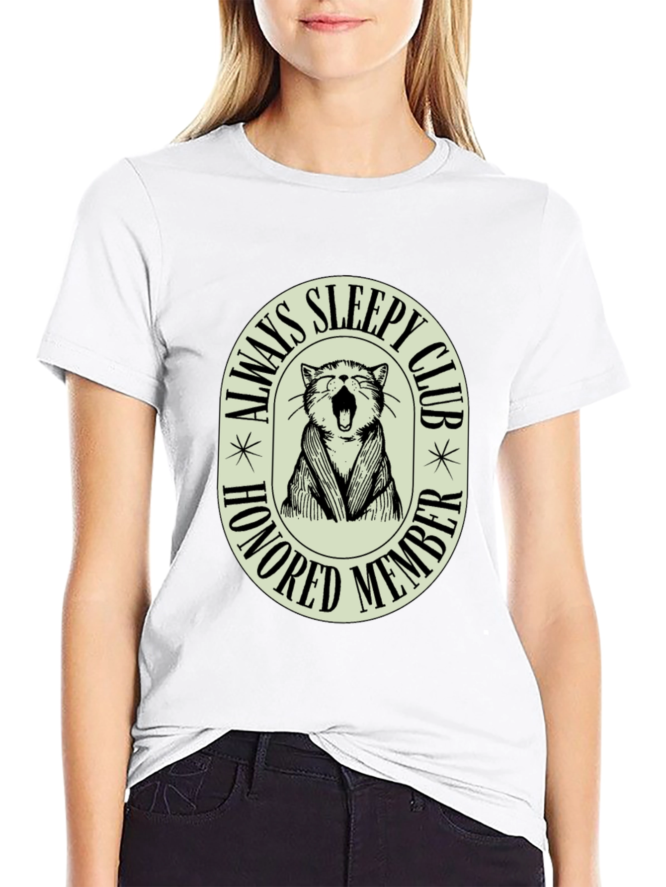 Sleepy Club Honored Member Graphic Tee