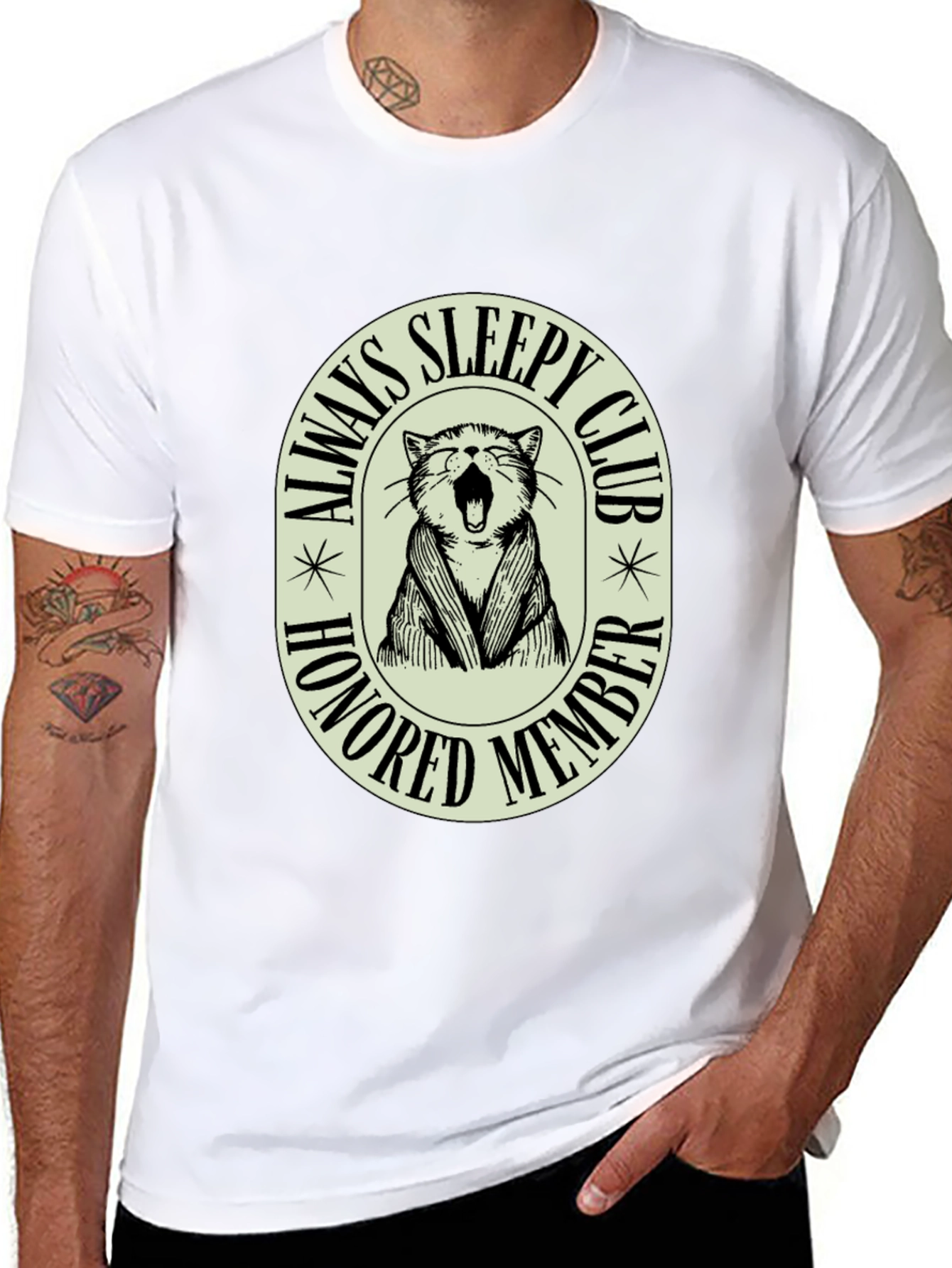 Sleepy Club Honored Member Graphic Tee