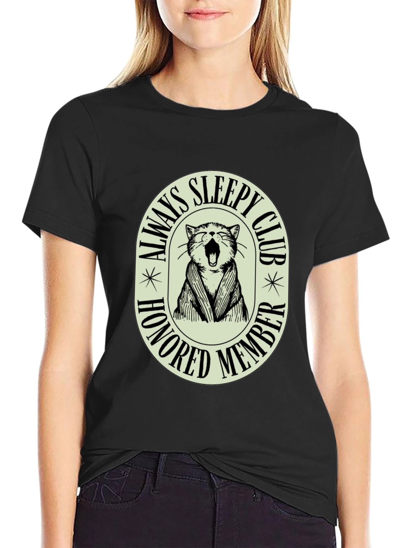Sleepy Club Honored Member Graphic Tee