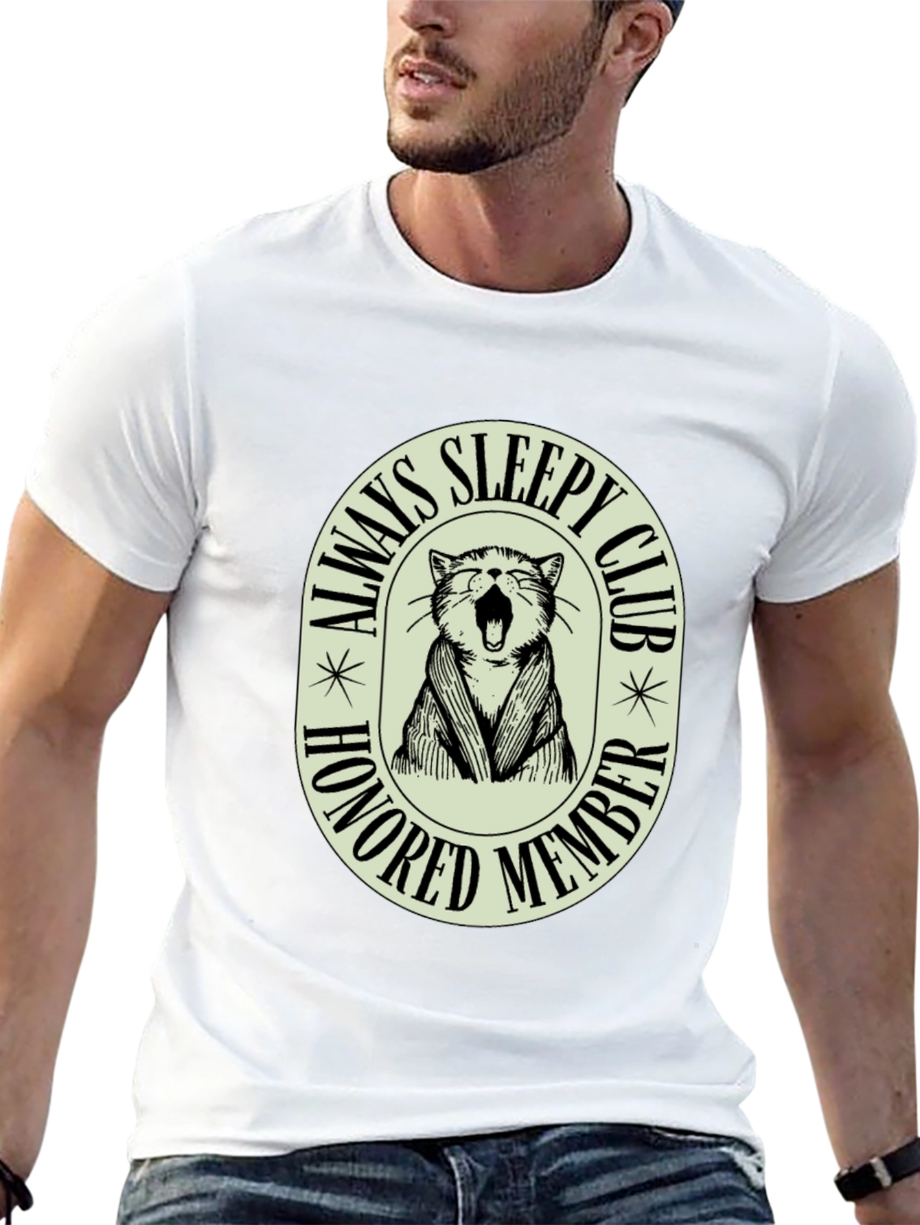 Sleepy Club Honored Member Graphic Tee