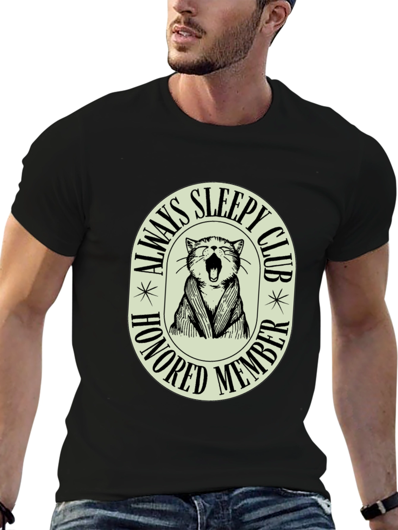 Sleepy Club Honored Member Graphic Tee