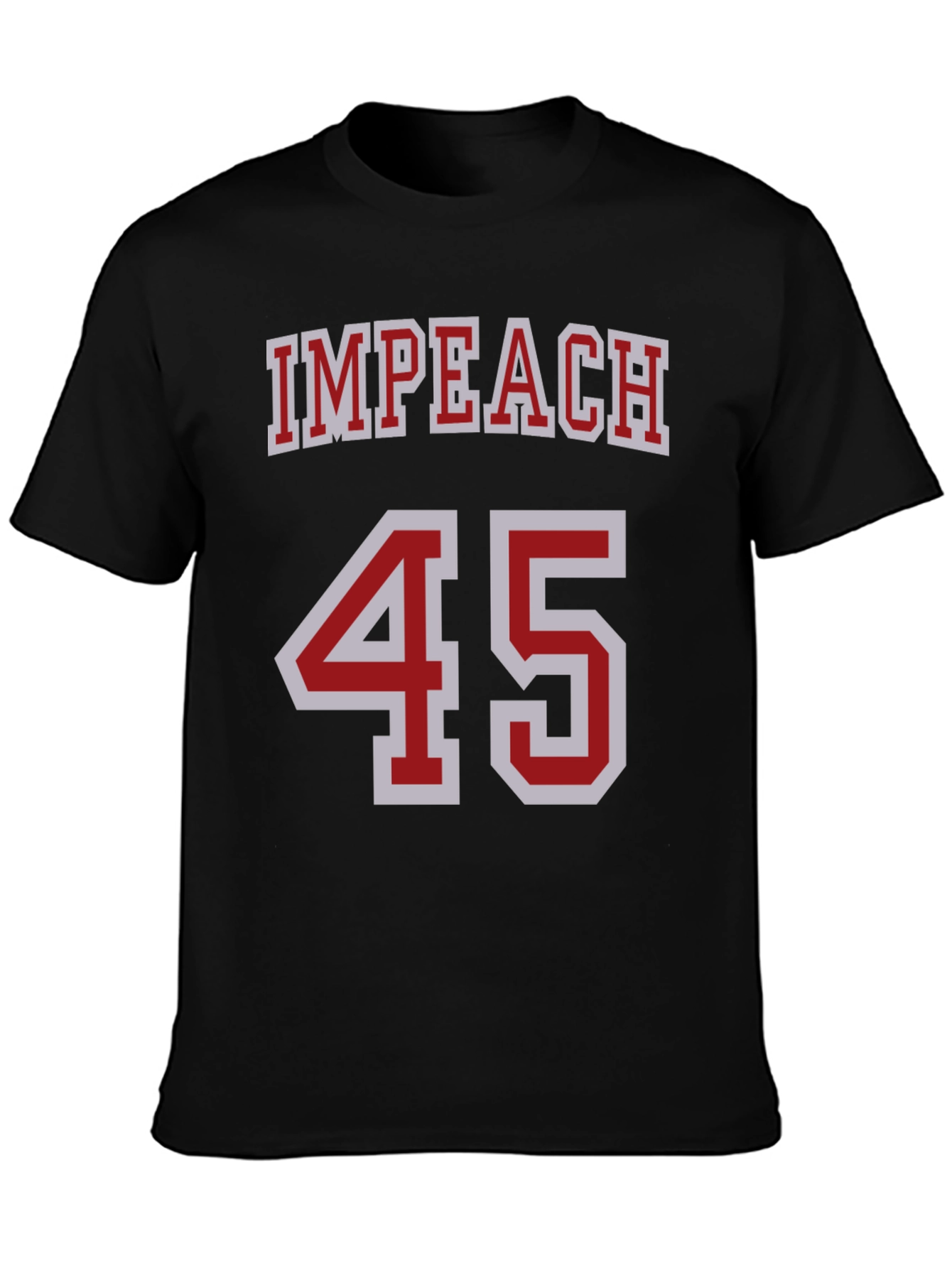 Impeach 45 Graphic Tee - Black T-Shirt