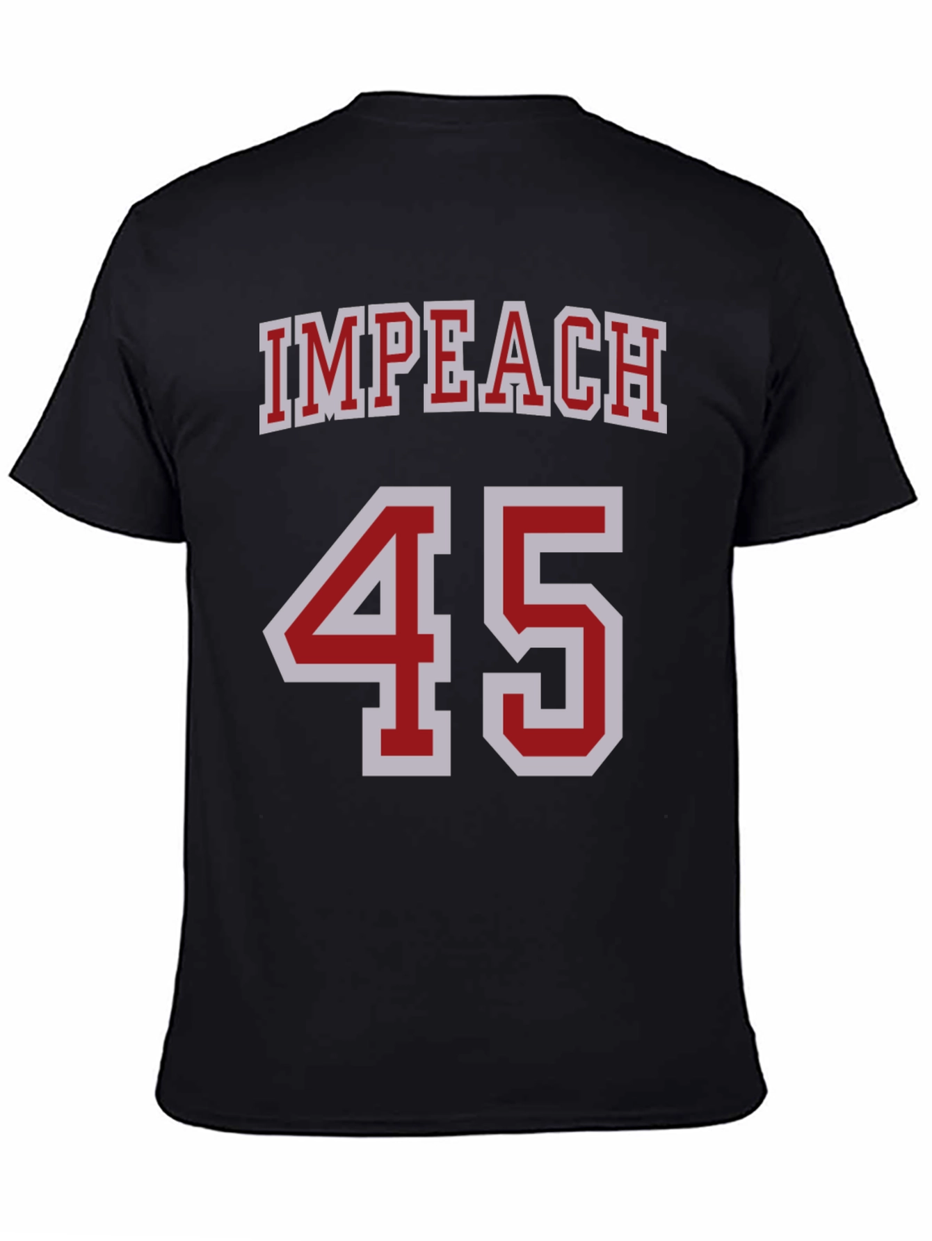 Impeach 45 Graphic Tee - Black T-Shirt