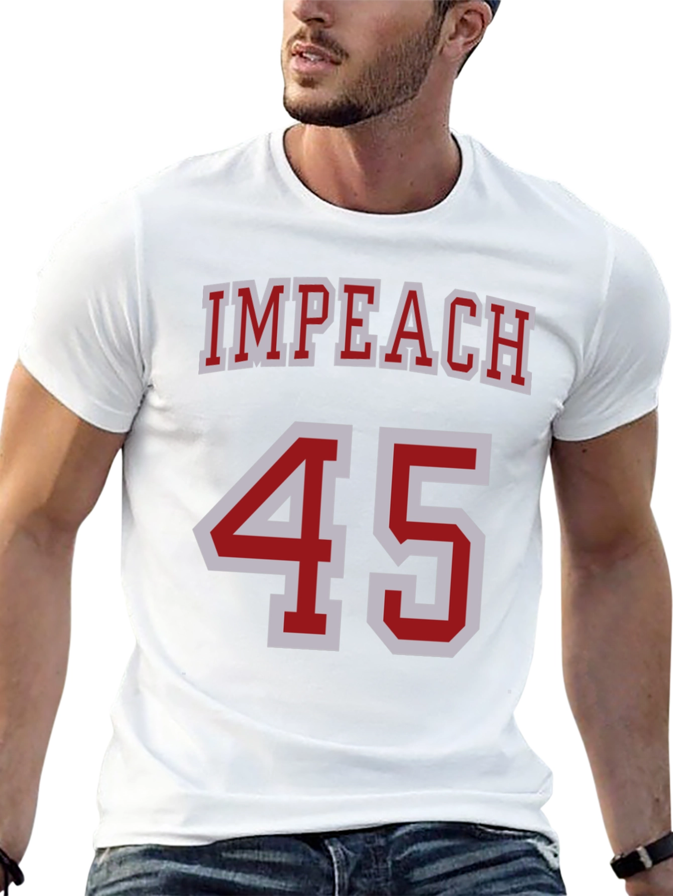 Impeach 45 Graphic Tee - Black T-Shirt