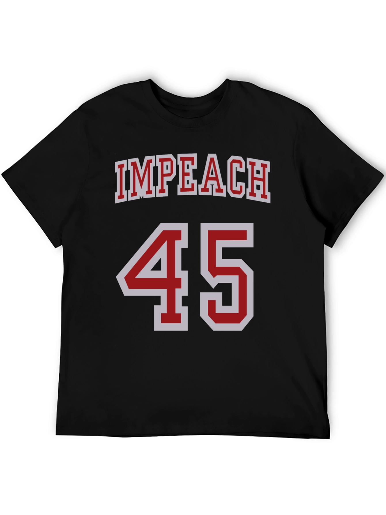 Impeach 45 Graphic Tee - Black T-Shirt