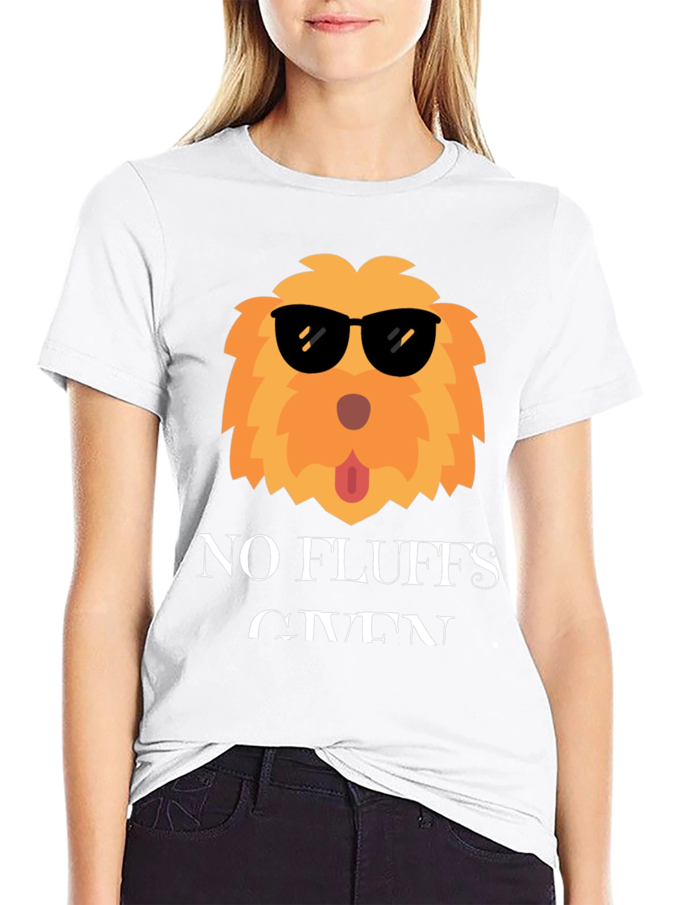 No Fluffs Given T-Shirt Funny Dog Tee