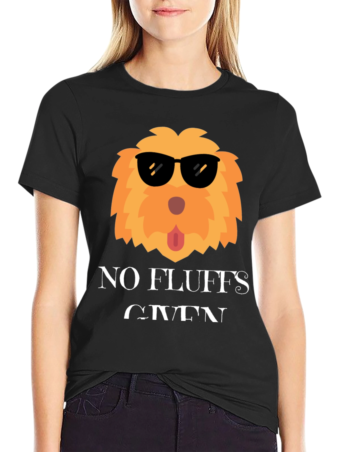 No Fluffs Given T-Shirt Funny Dog Tee