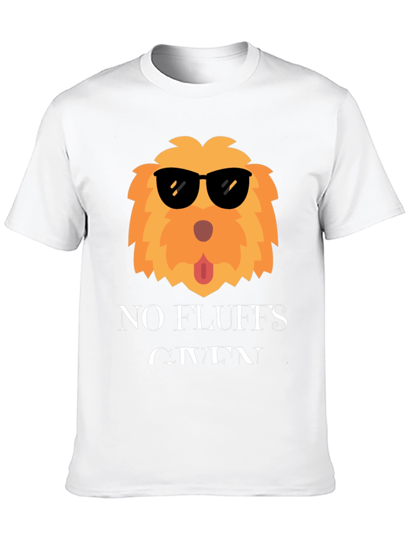 No Fluffs Given T-Shirt Funny Dog Tee