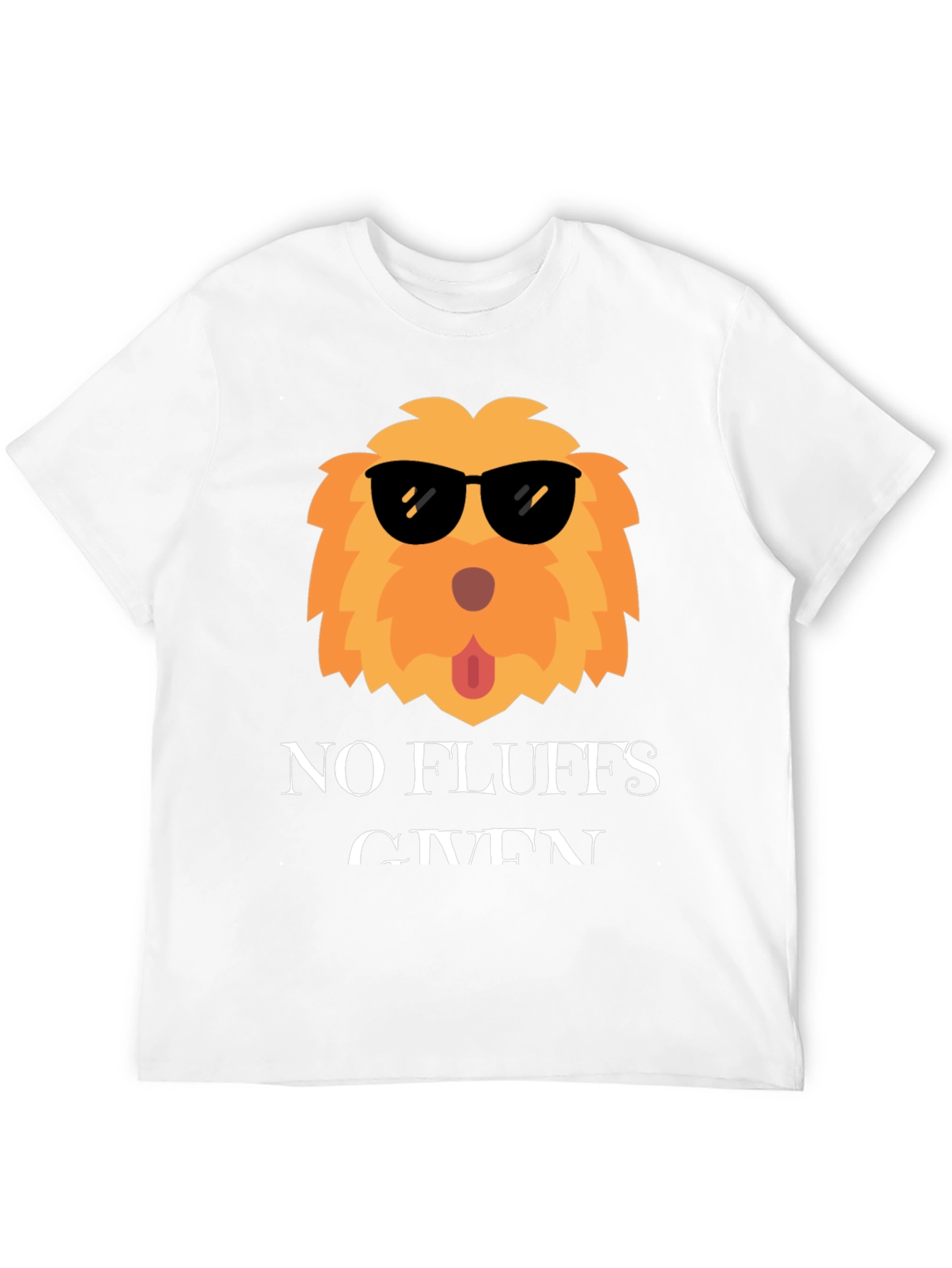 No Fluffs Given T-Shirt Funny Dog Tee