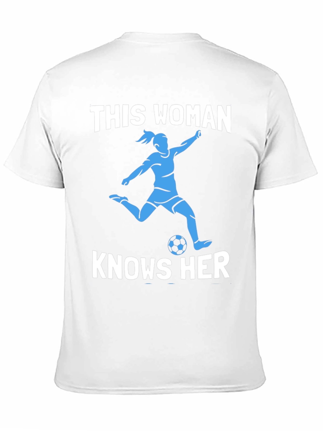 Soccer Woman Graphic Tee - Knows Her Stuff!