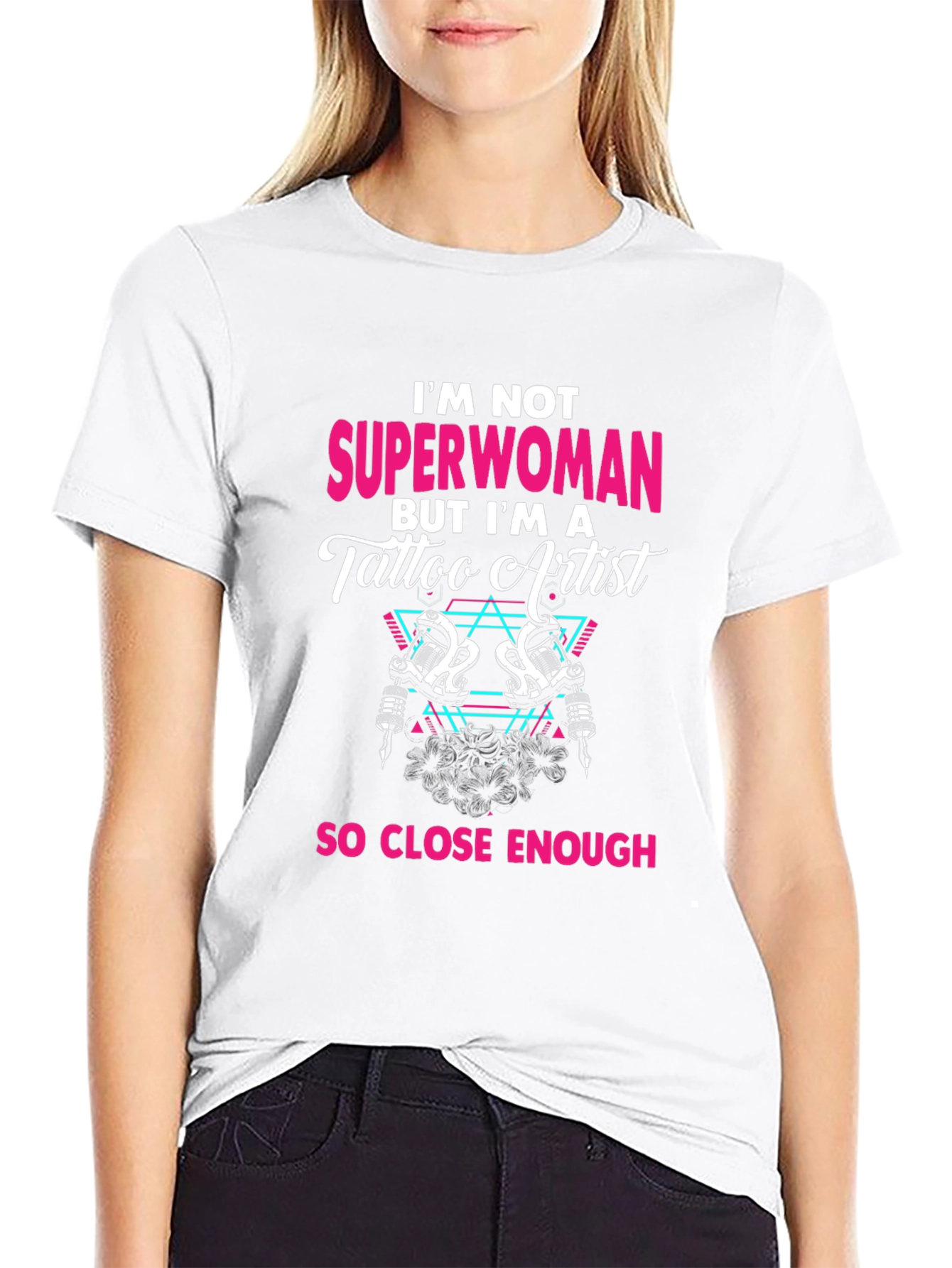 Tattoo Artist Superwoman Graphic Tee