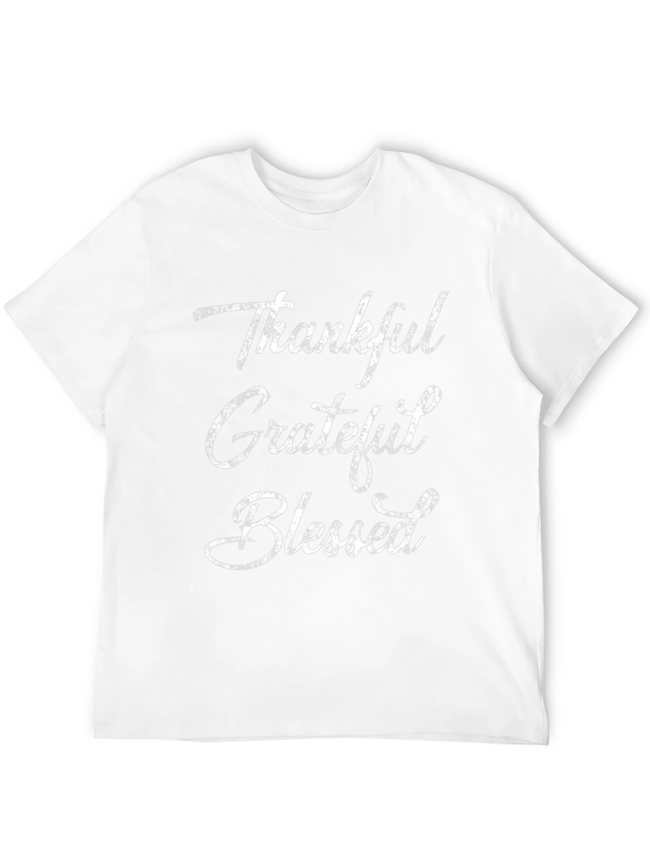 Thankful Grateful Blessed Graphic T-Shirt