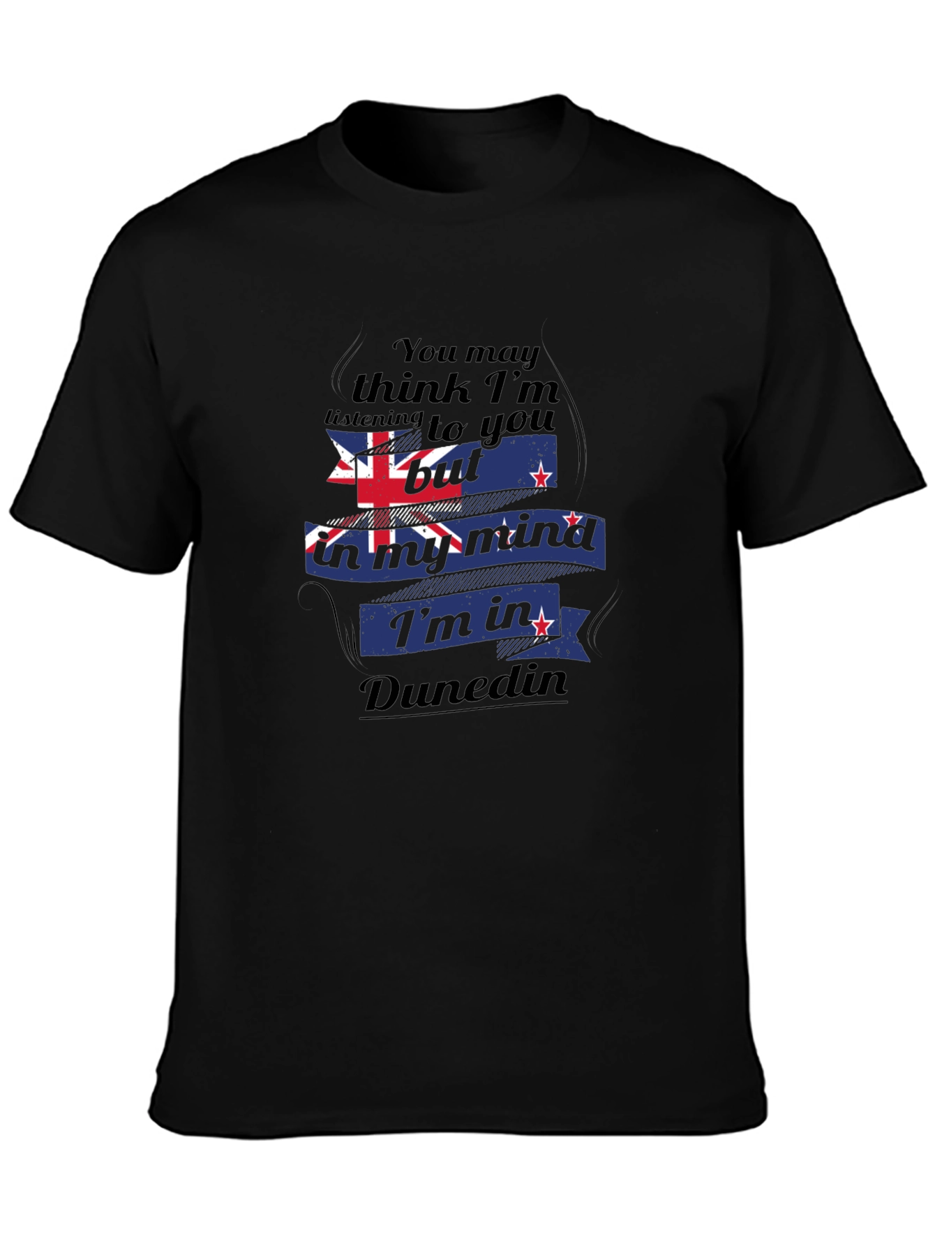 Dunedin Mind T-Shirt: NZ Flag Design