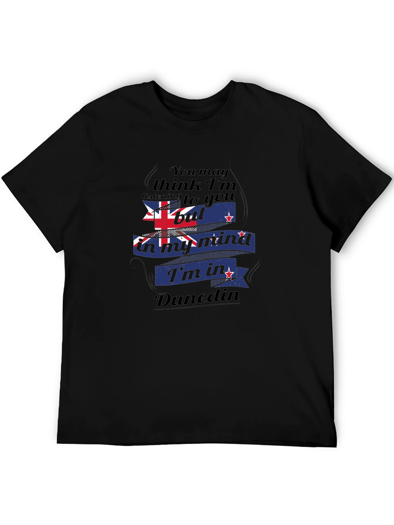 Dunedin Mind T-Shirt: NZ Flag Design