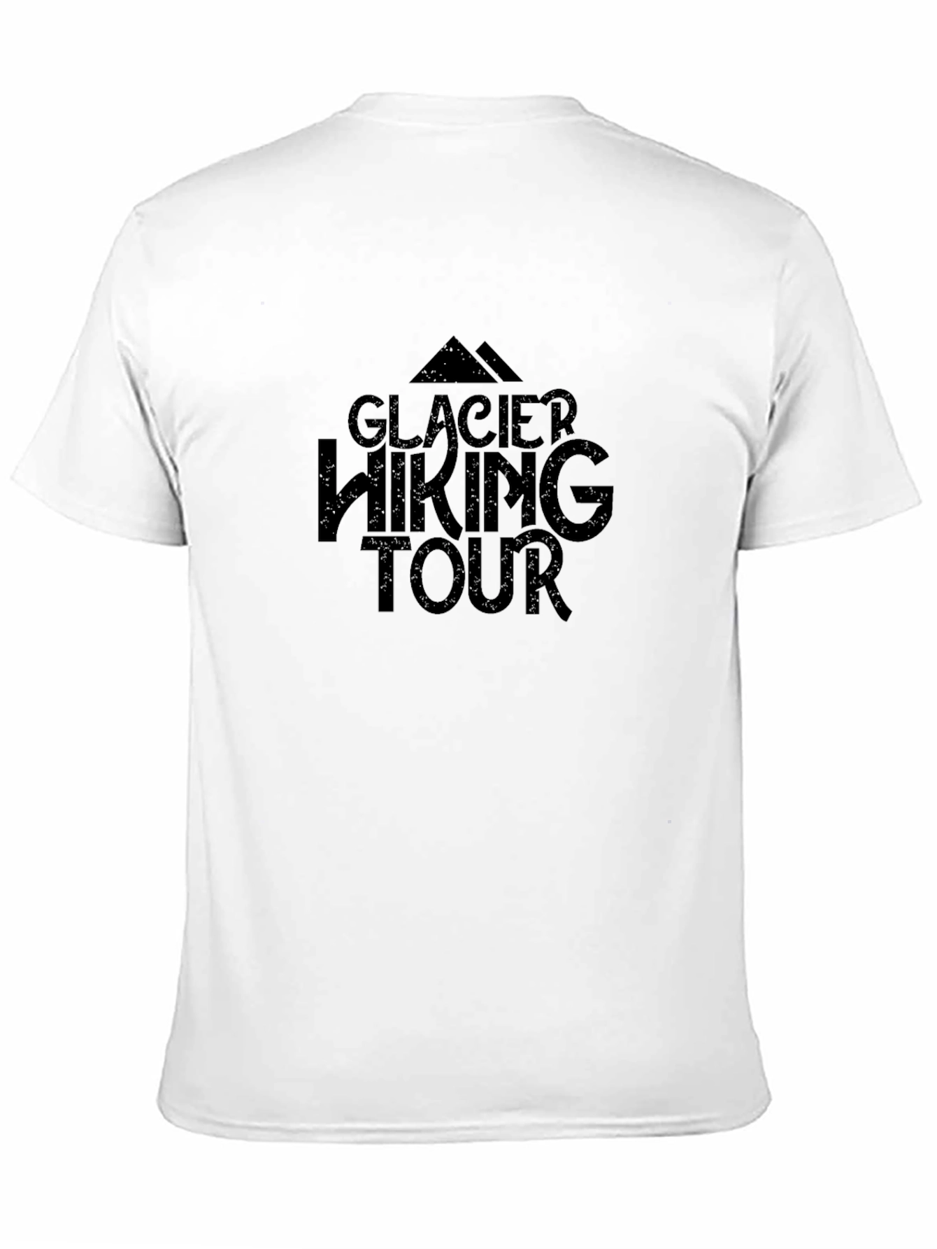 Glacier Hiking Tour Graphic Tee - Black