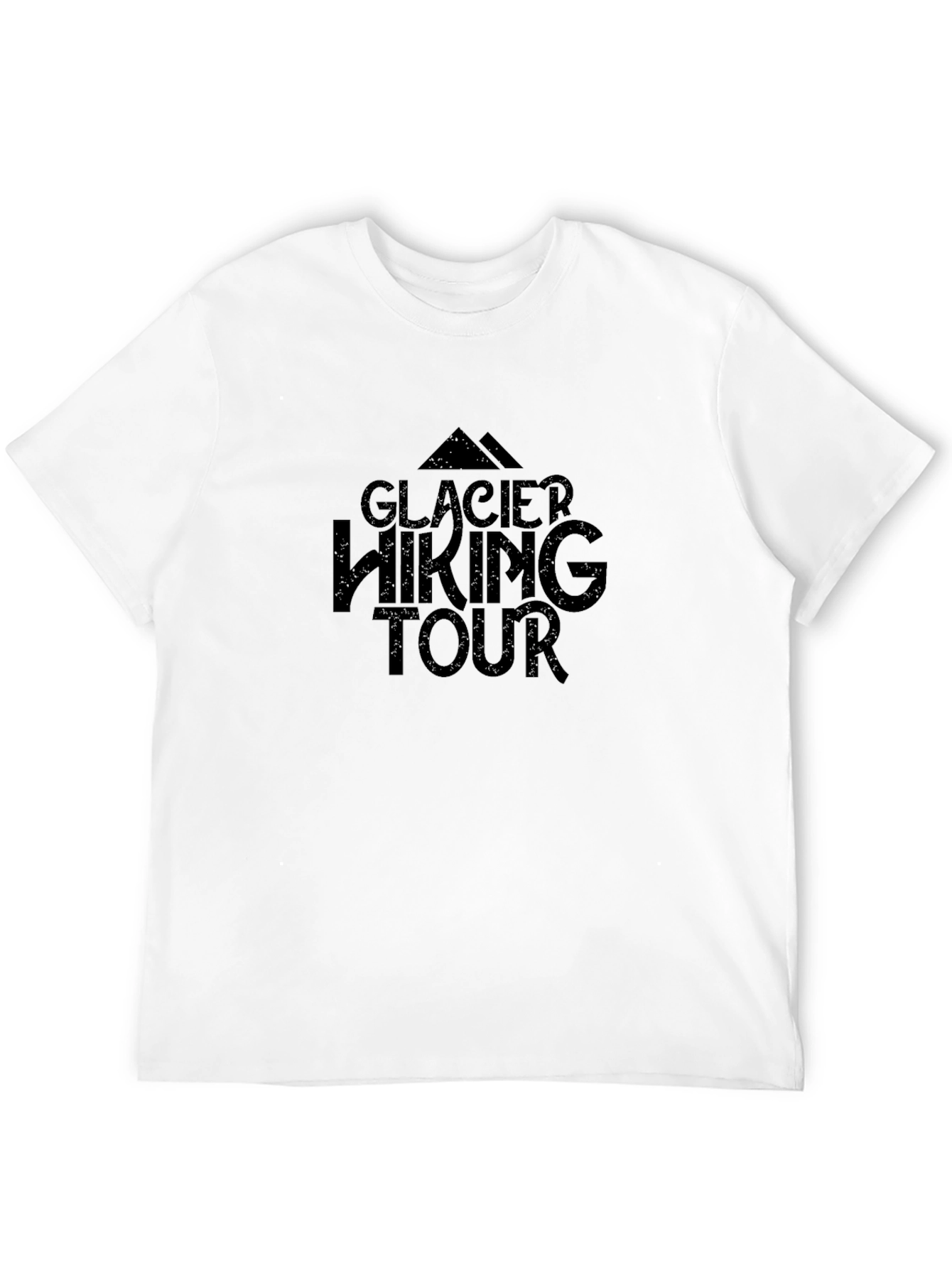 Glacier Hiking Tour Graphic Tee - Black