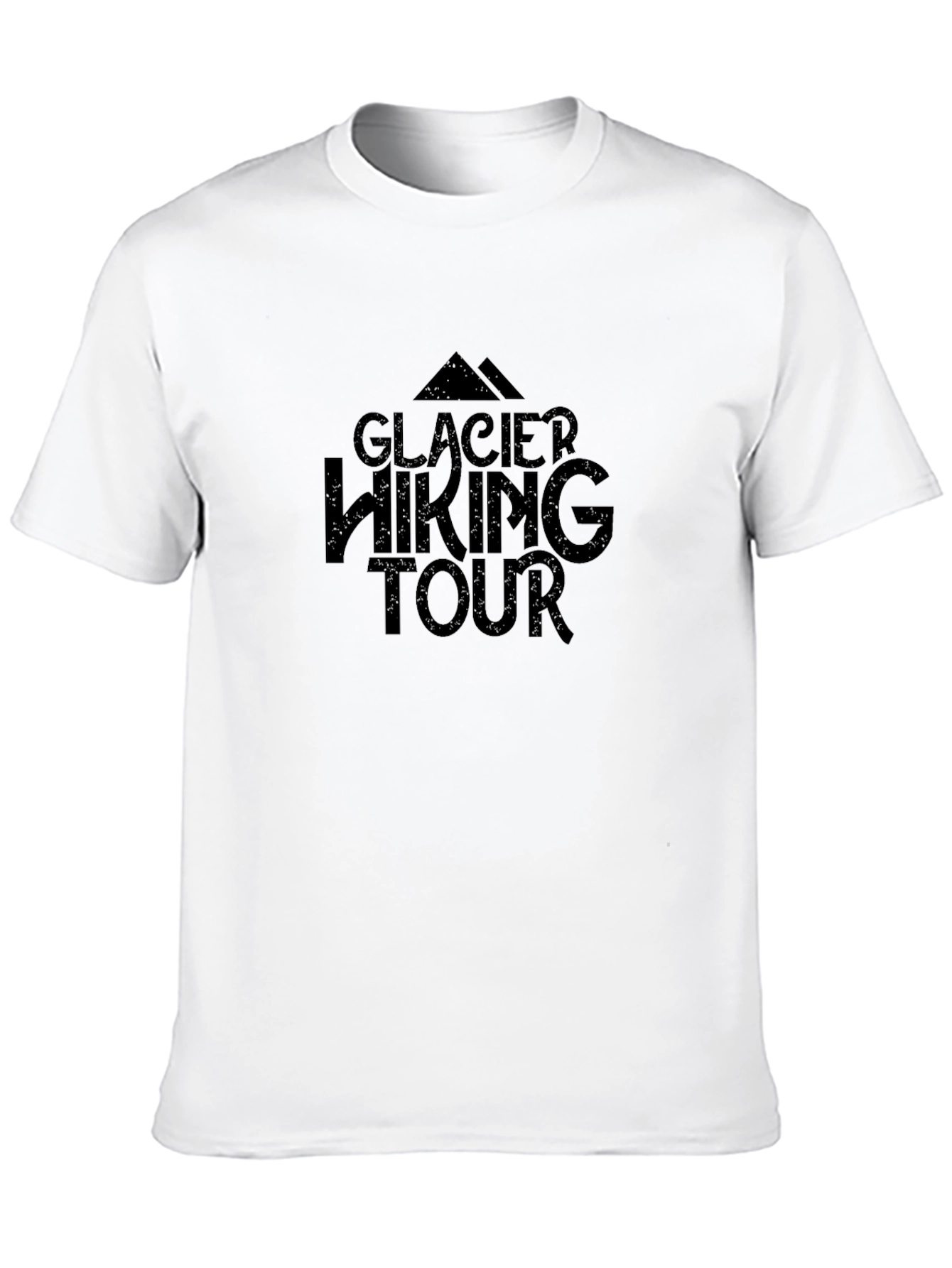 Glacier Hiking Tour Graphic Tee - Black