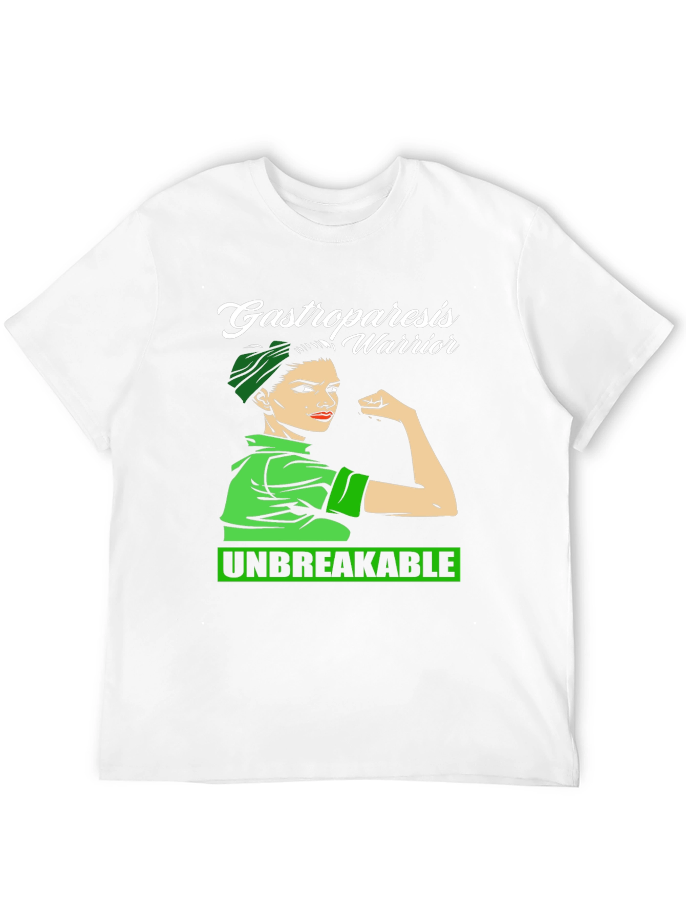 Gastroparesis Warrior Black T-Shirt