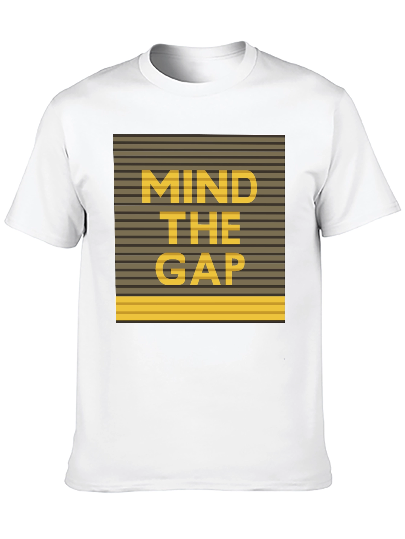 Mind The Gap Graphic Tee - Black