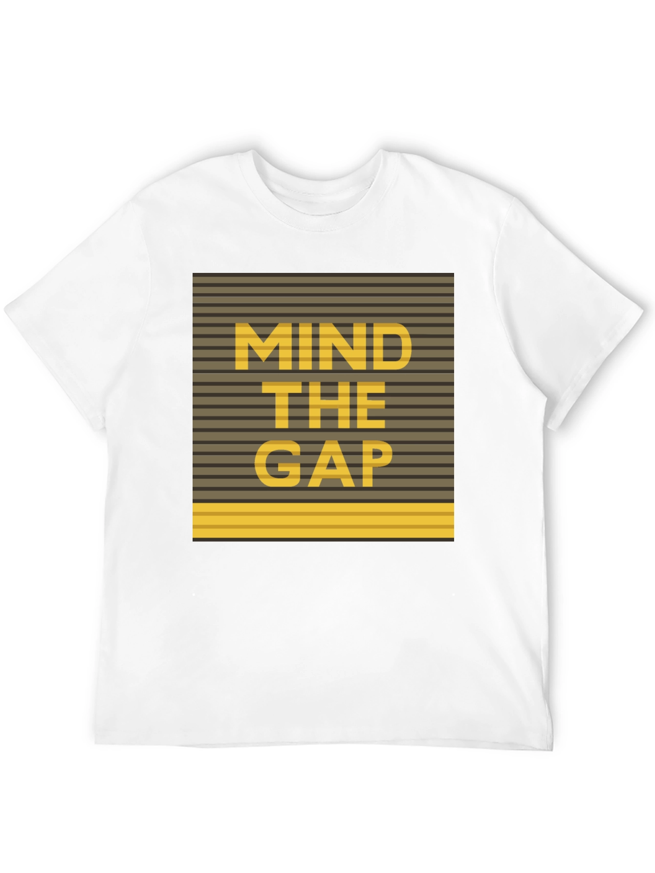 Mind The Gap Graphic Tee - Black