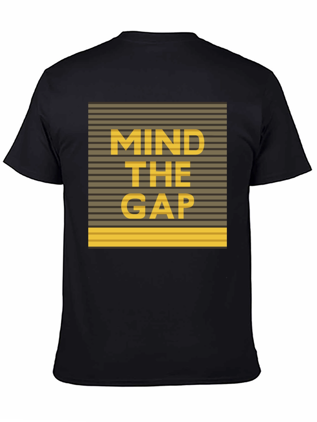 Mind The Gap Graphic Tee - Black
