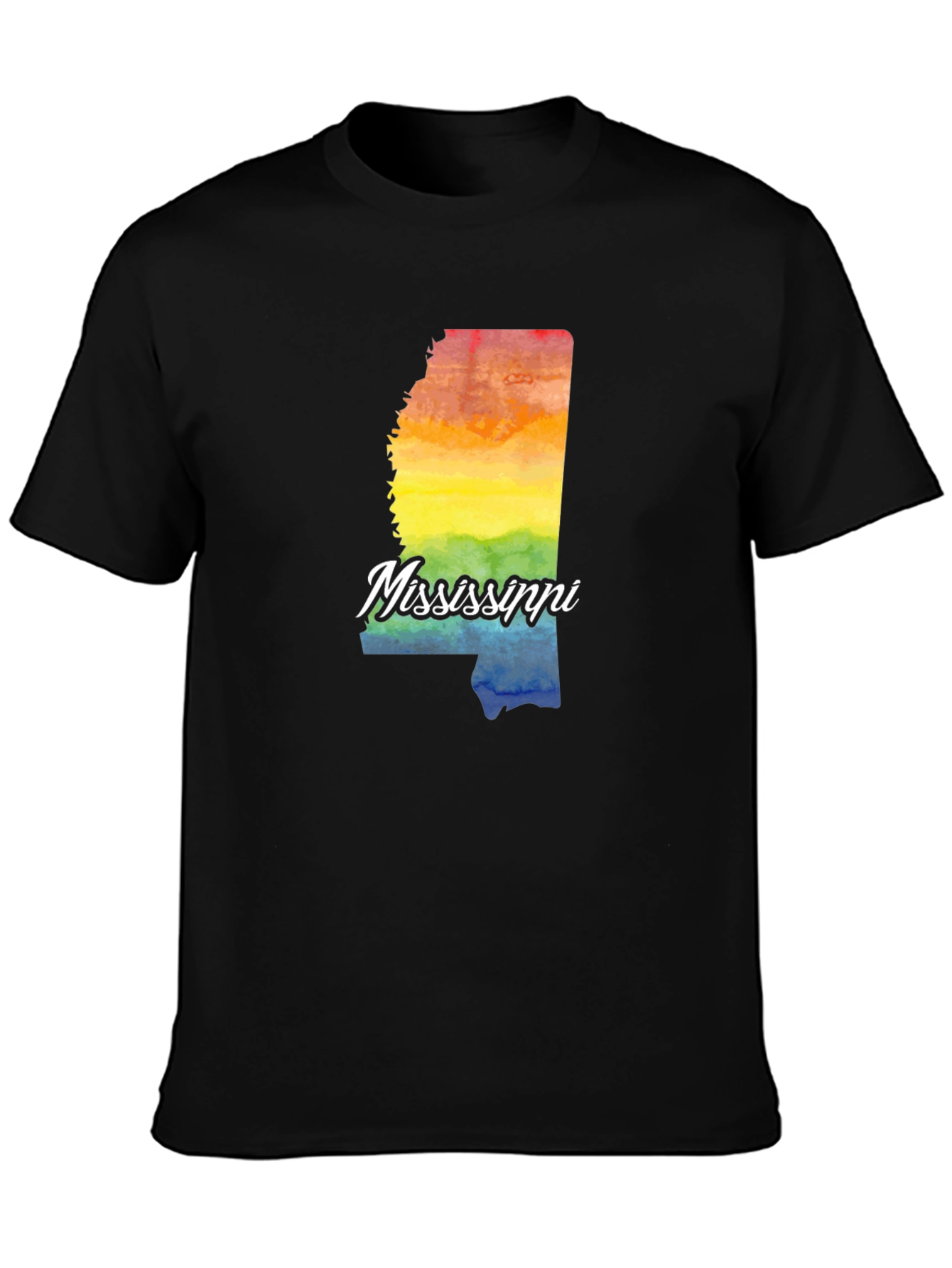 Mississippi State Rainbow T-Shirt