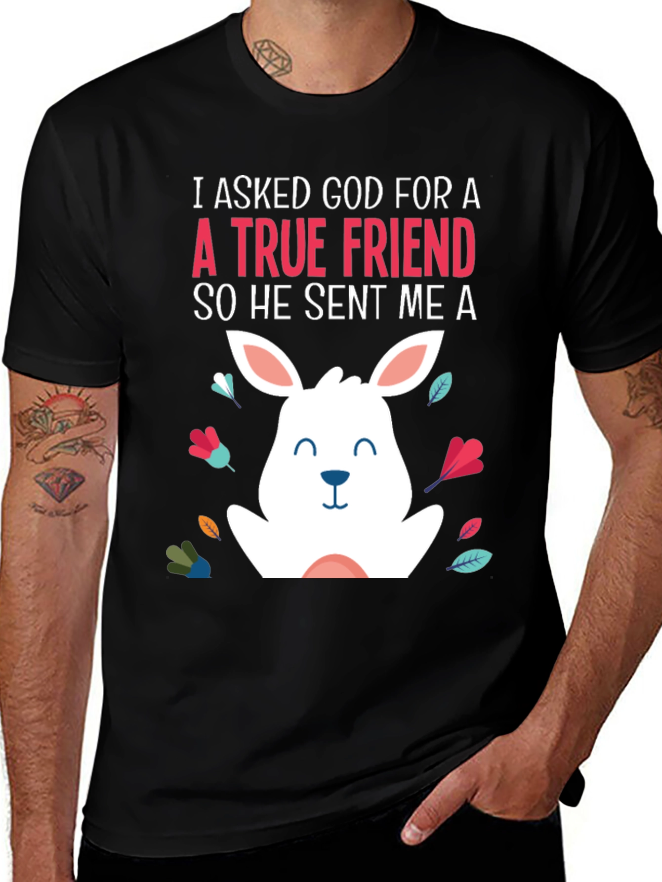 True Friend Rabbit T-Shirt