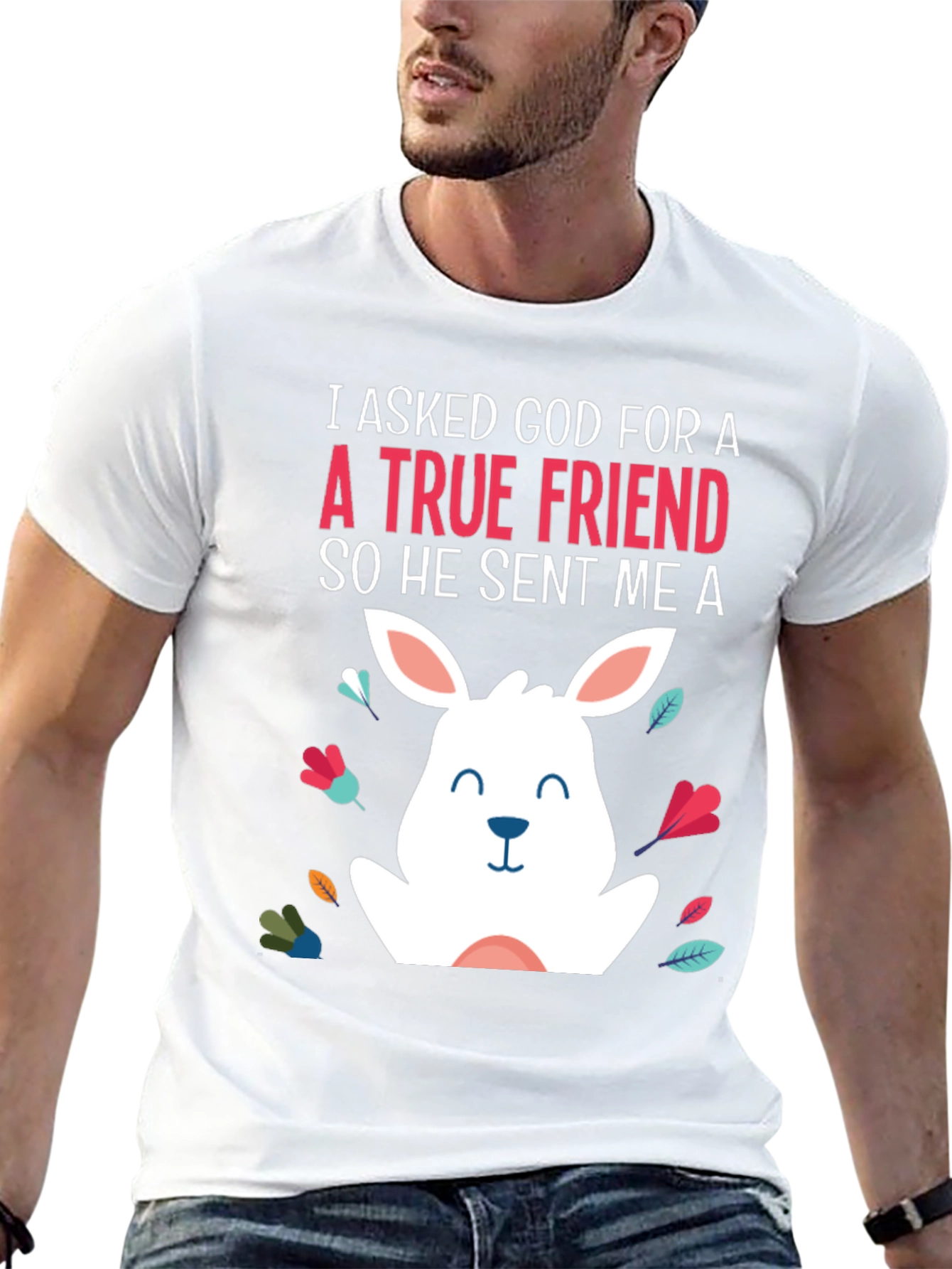 True Friend Rabbit T-Shirt
