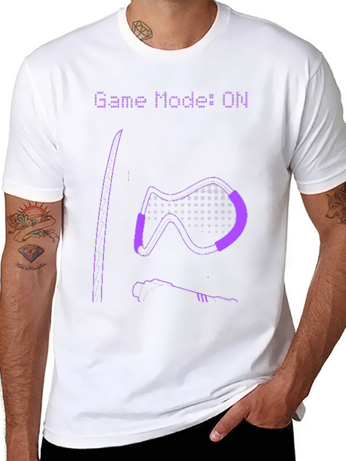 Game Mode ON Graphic Tee - Gamer Gift