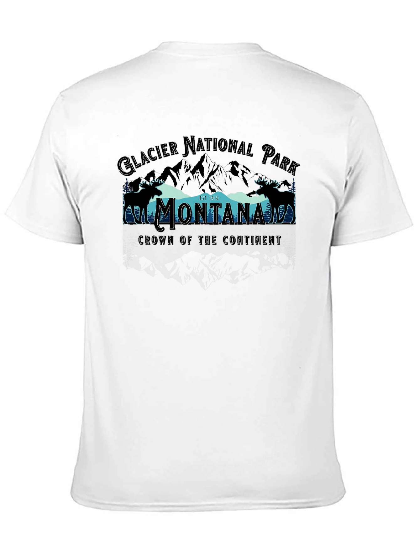 Glacier National Park Montana Graphic Tee