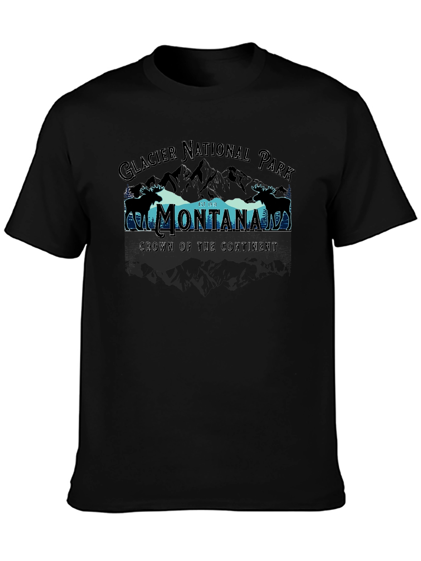 Glacier National Park Montana Graphic Tee