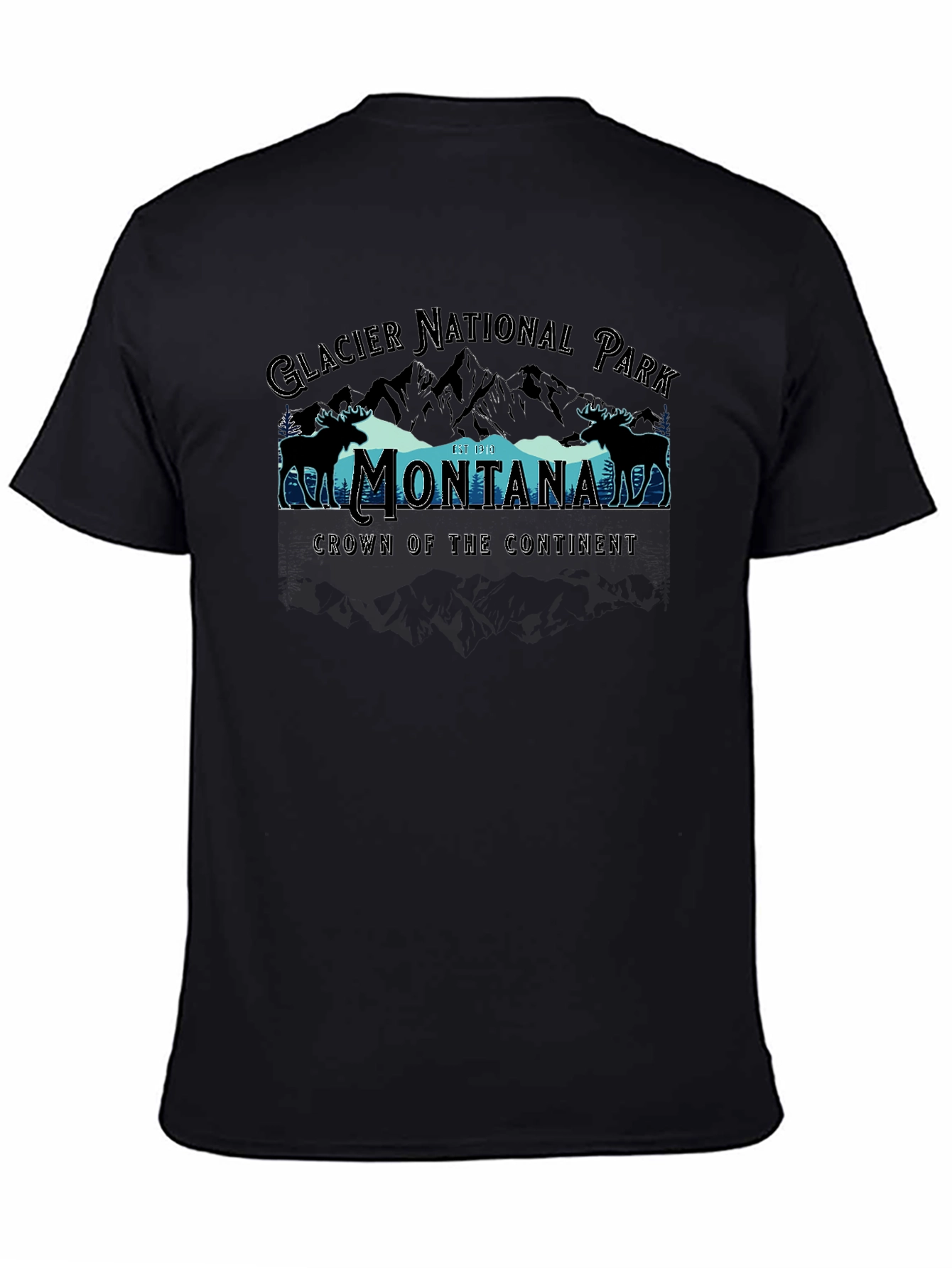 Glacier National Park Montana Graphic Tee