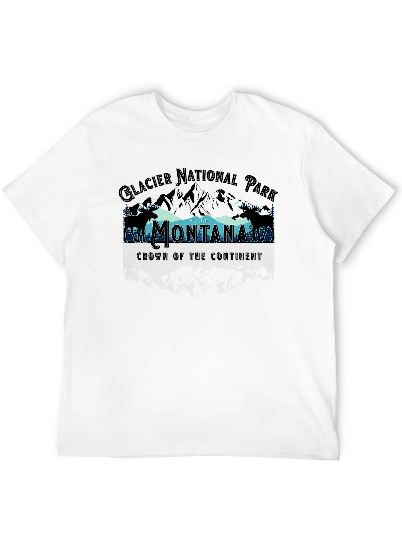 Glacier National Park Montana Graphic Tee