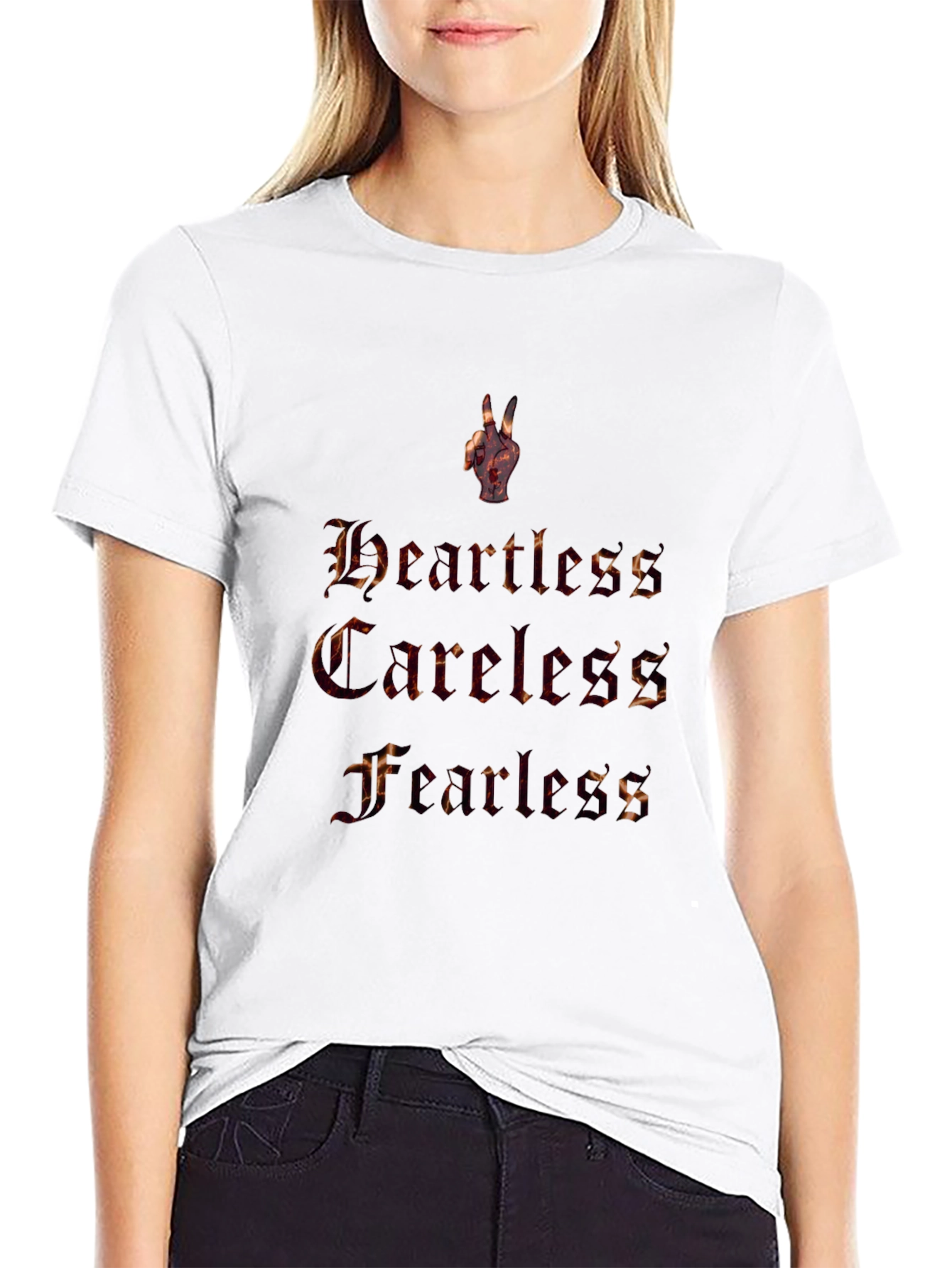 Heartless Careless Fearless Graphic T-Shirt