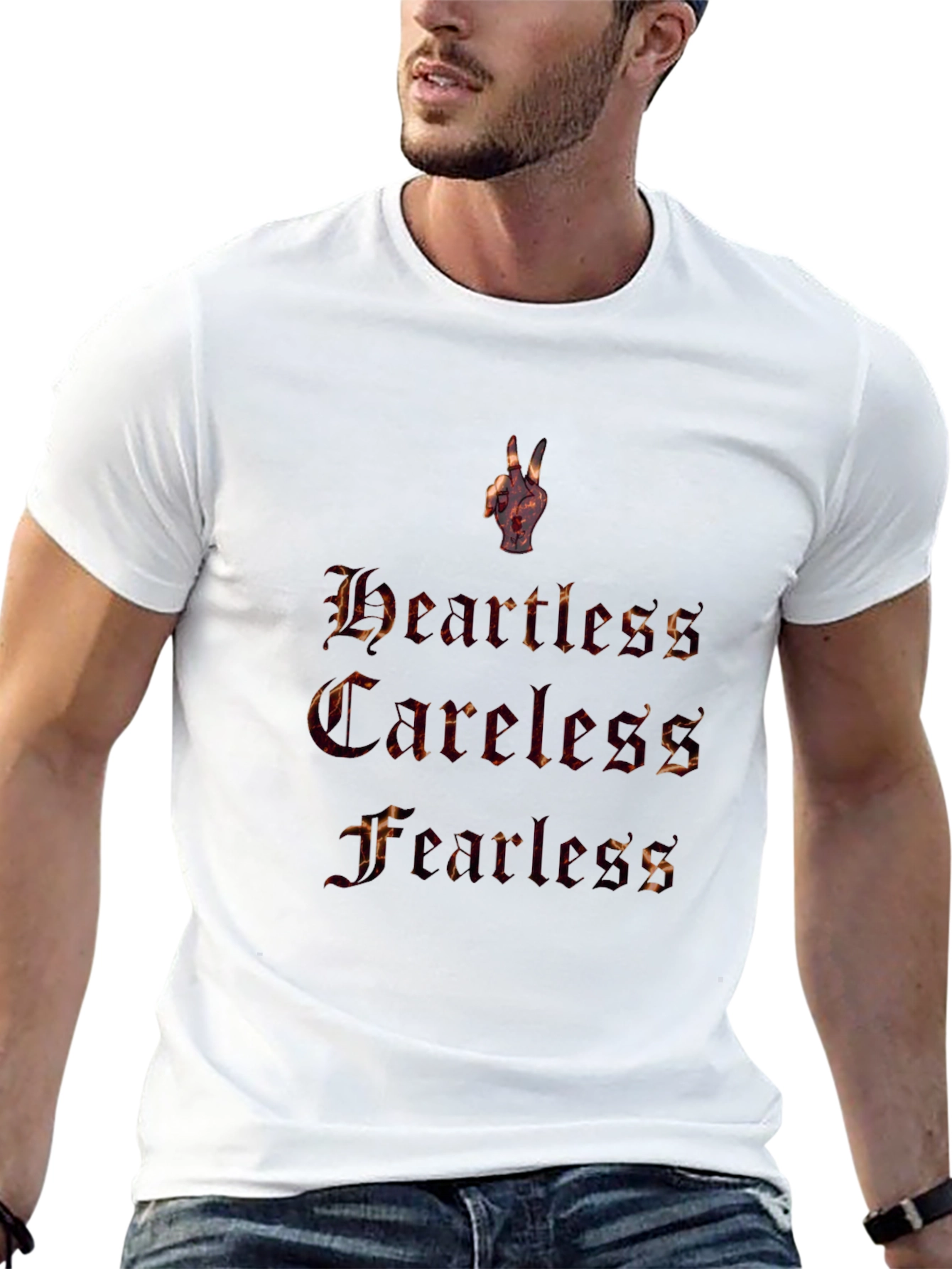 Heartless Careless Fearless Graphic T-Shirt