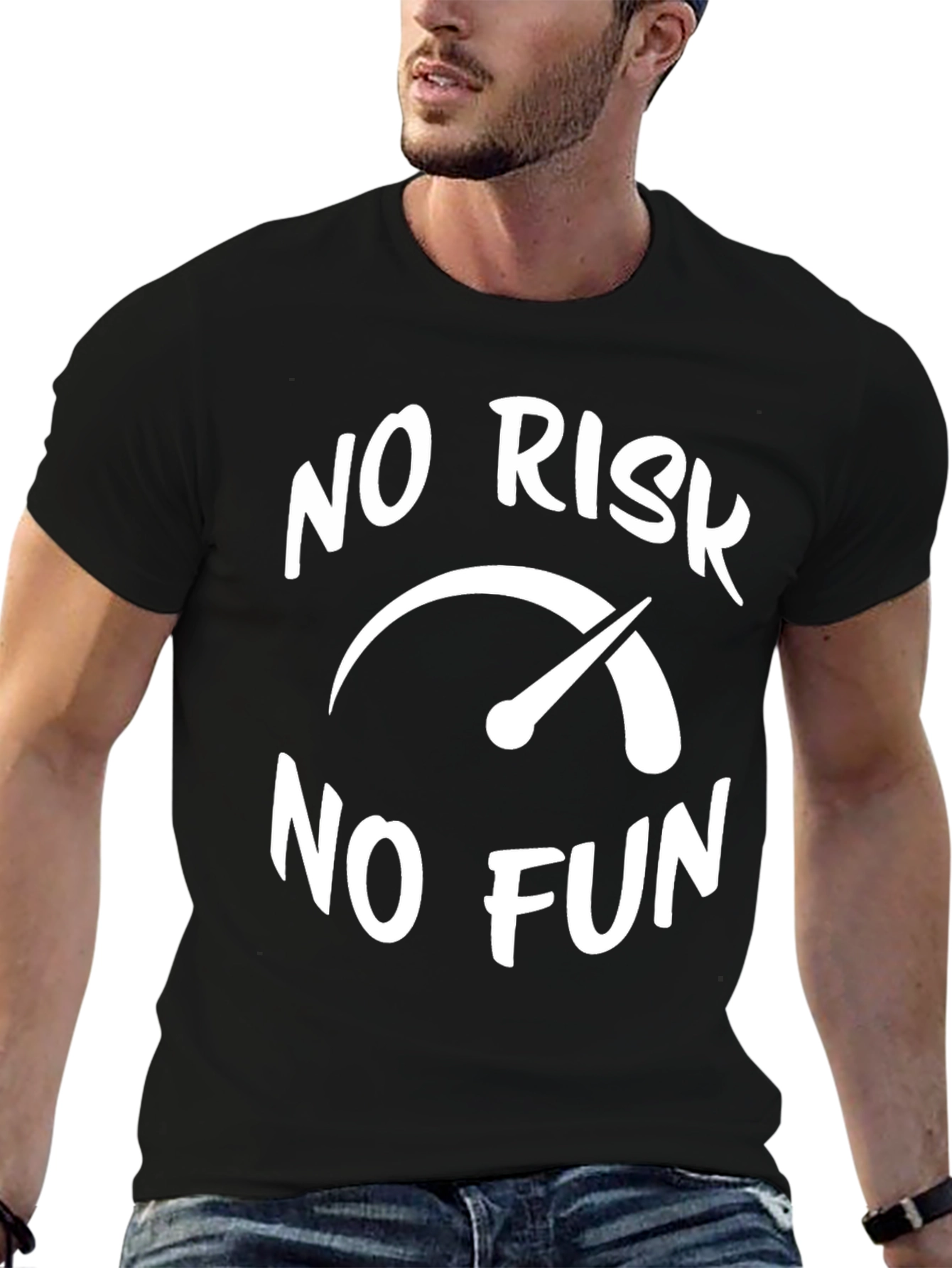No Risk No Fun Graphic Tee