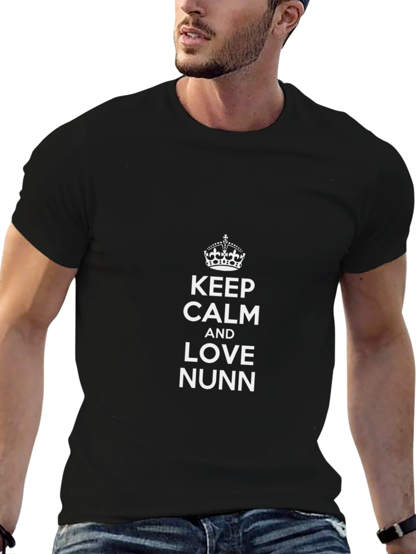 Keep Calm and Love Nunn Black T-Shirt