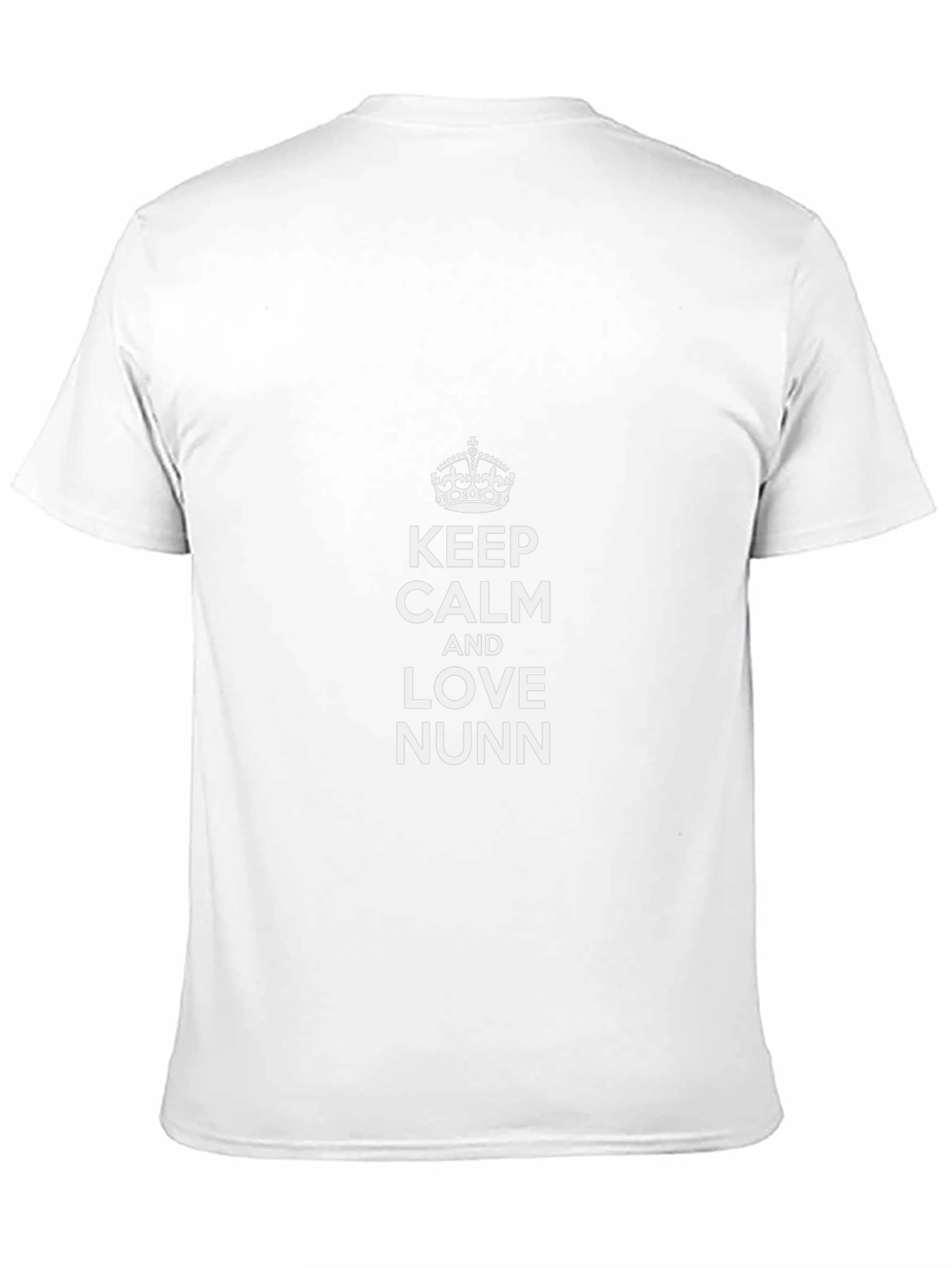Keep Calm and Love Nunn Black T-Shirt
